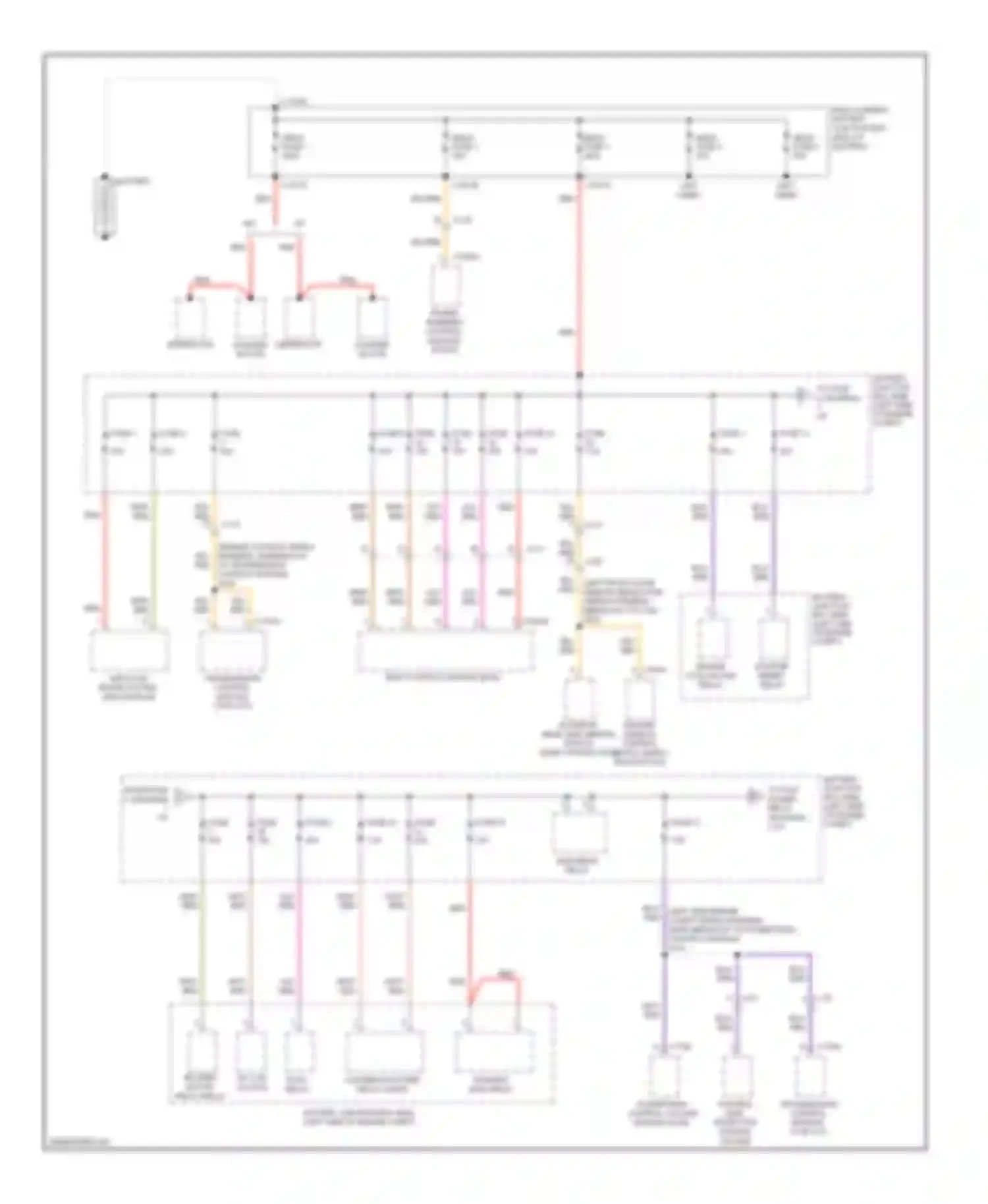 Fiesta Ford Mk6 (2008-2013): Power distribution circuit (1 of 5)