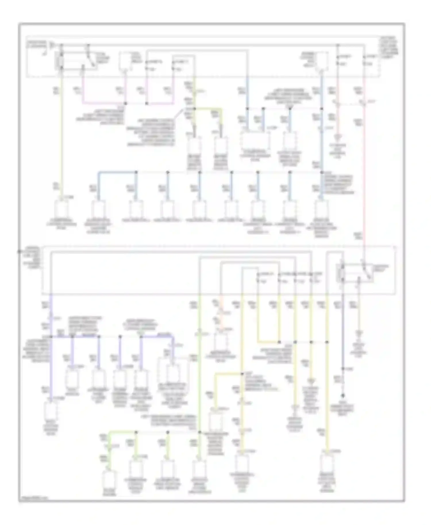 Fiesta Ford Mk6 (2008-2013): Power distribution circuit (2 of 5)