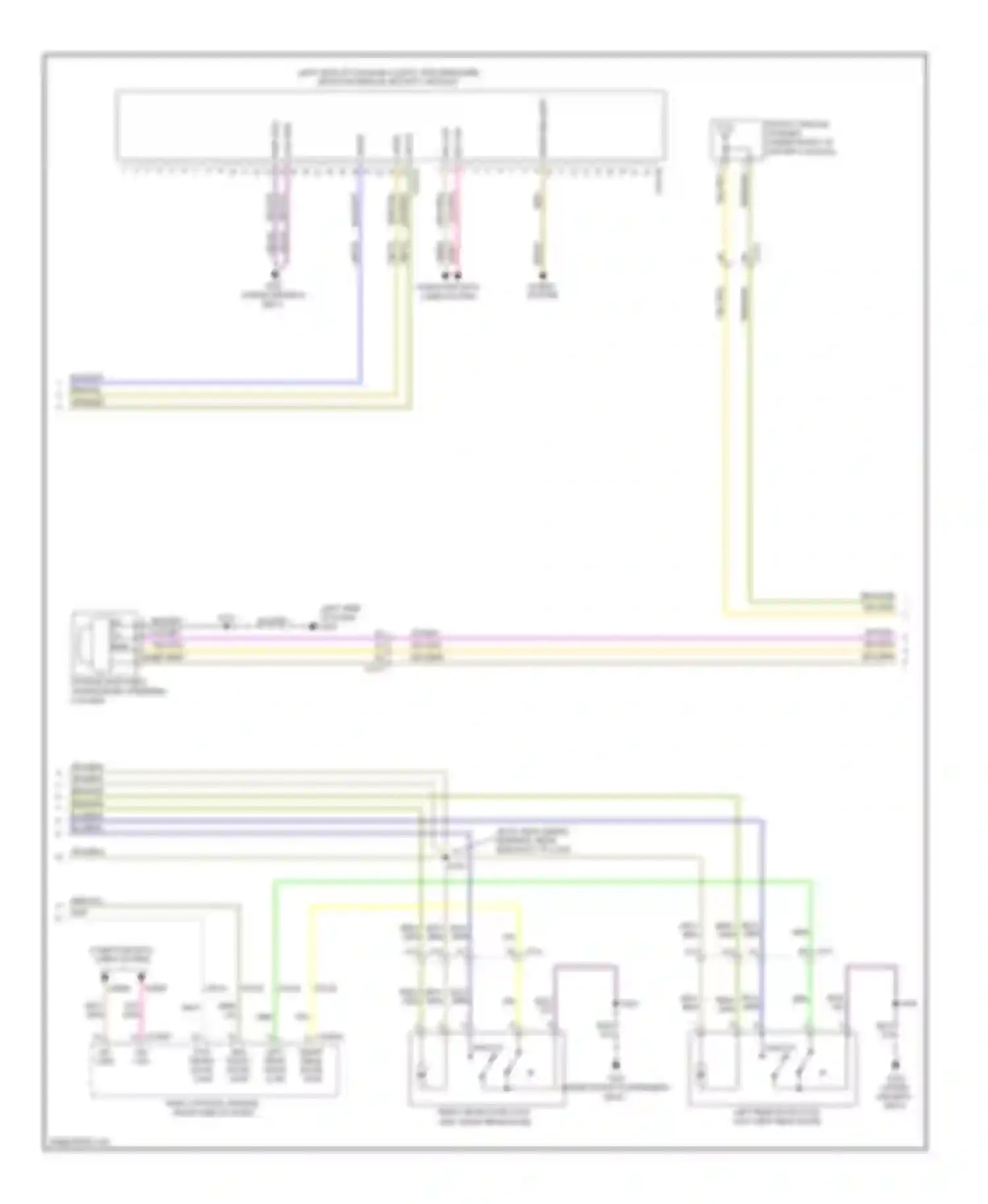 Fiesta Ford Mk6 (2008-2013): Power door locks circuit, with intelligent access (2 of 4)