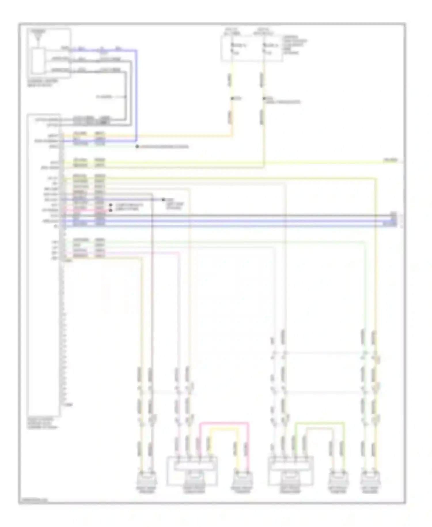 Fiesta Ford Mk6 (2008-2013): Radio circuit, without sync (1 of 2)
