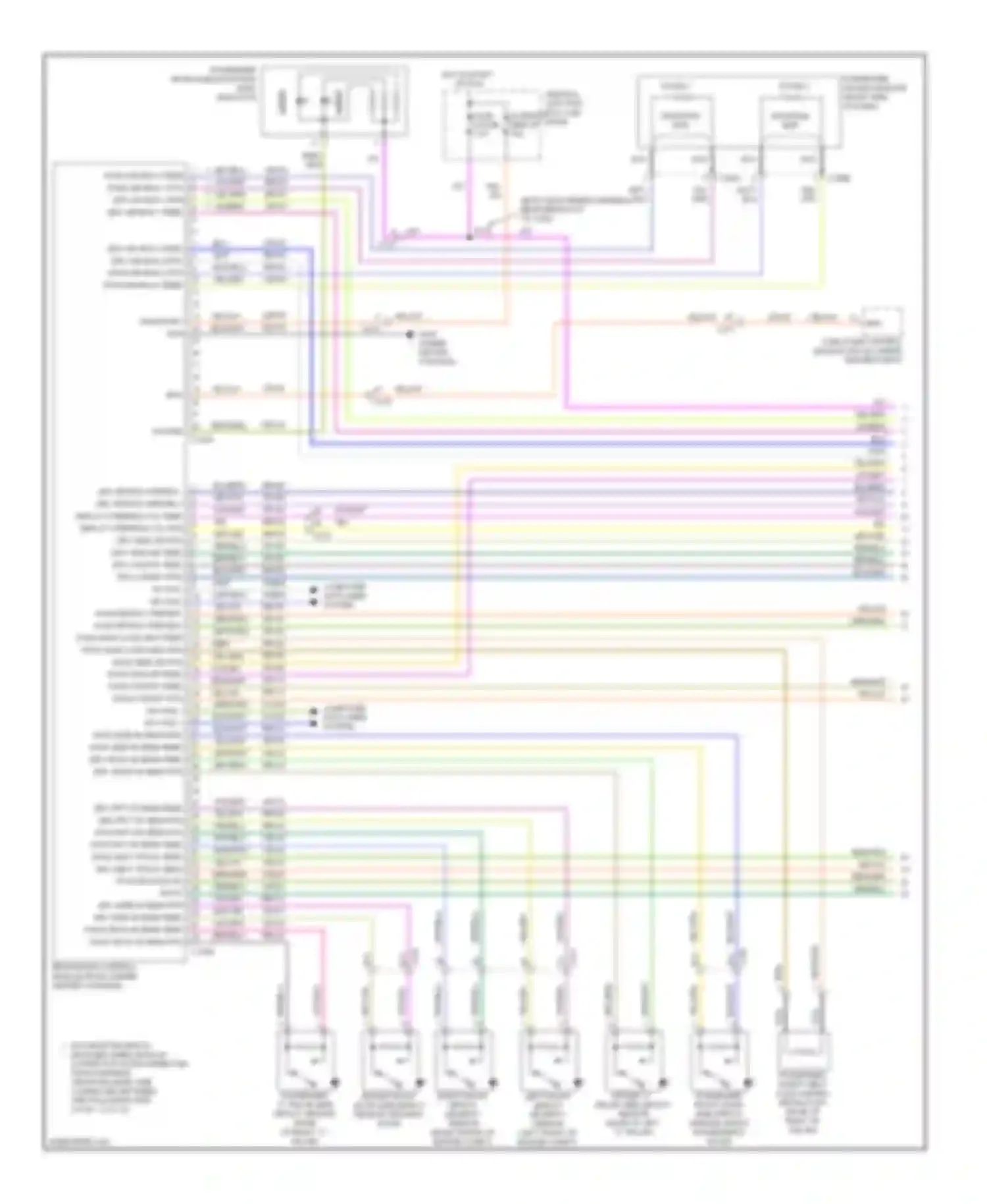 Fiesta Ford Mk6 (2008-2013): Supplemental restraints circuit (1 of 2)