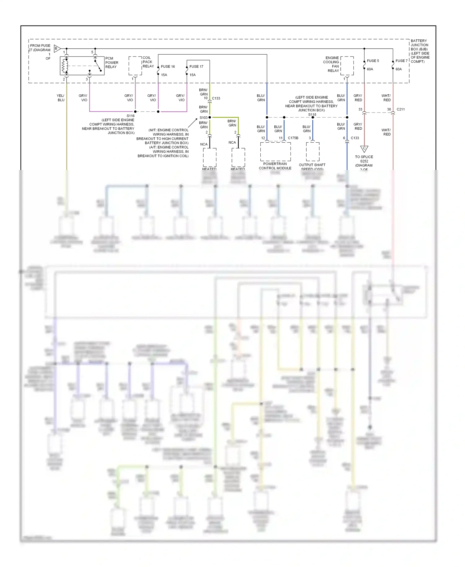 Wiring diagram blk for Ford Fiesta Mk6 (2008-2013) (17 of 33)