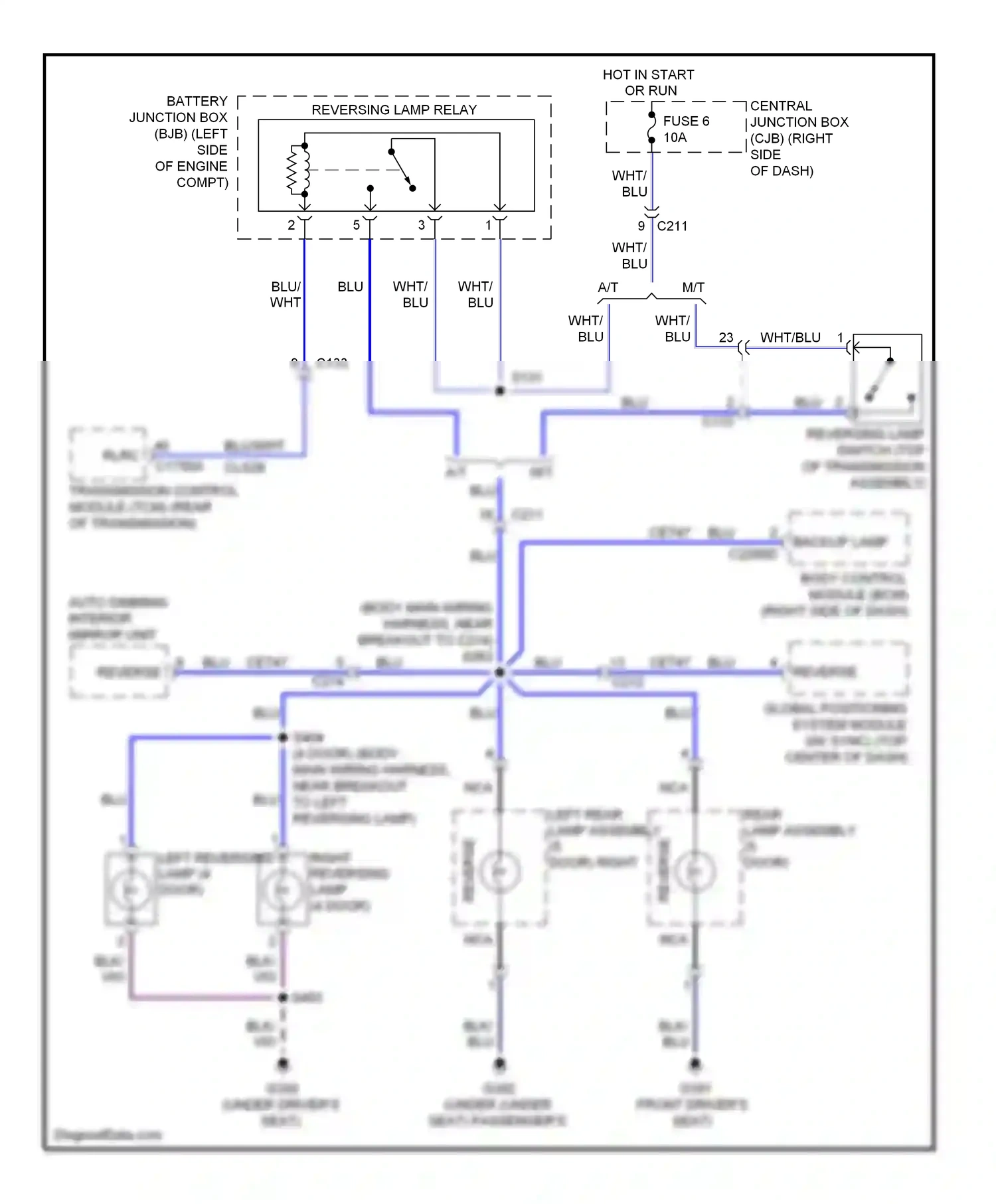 Wiring diagram blu for Ford Fiesta Mk6 (2008-2013) (11 of 35)
