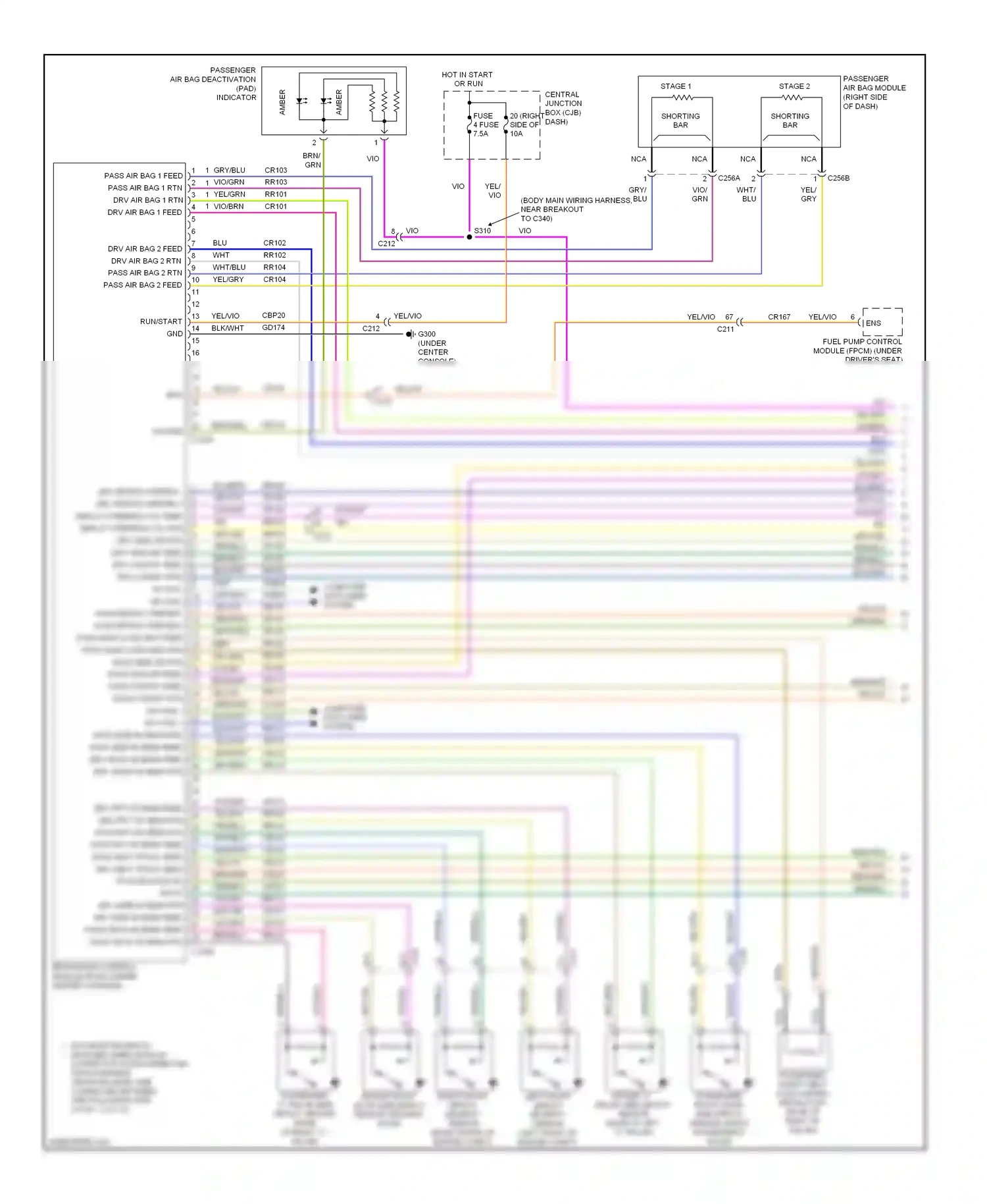Wiring diagram blu for Ford Fiesta Mk6 (2008-2013) (32 of 35)