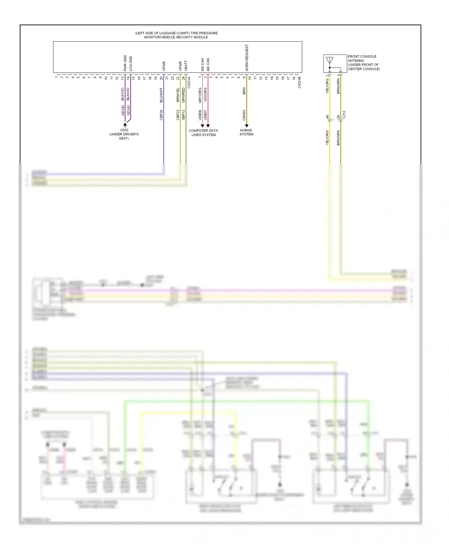 Wiring diagram blu for Ford Fiesta Mk6 (2008-2013) (4 of 35)