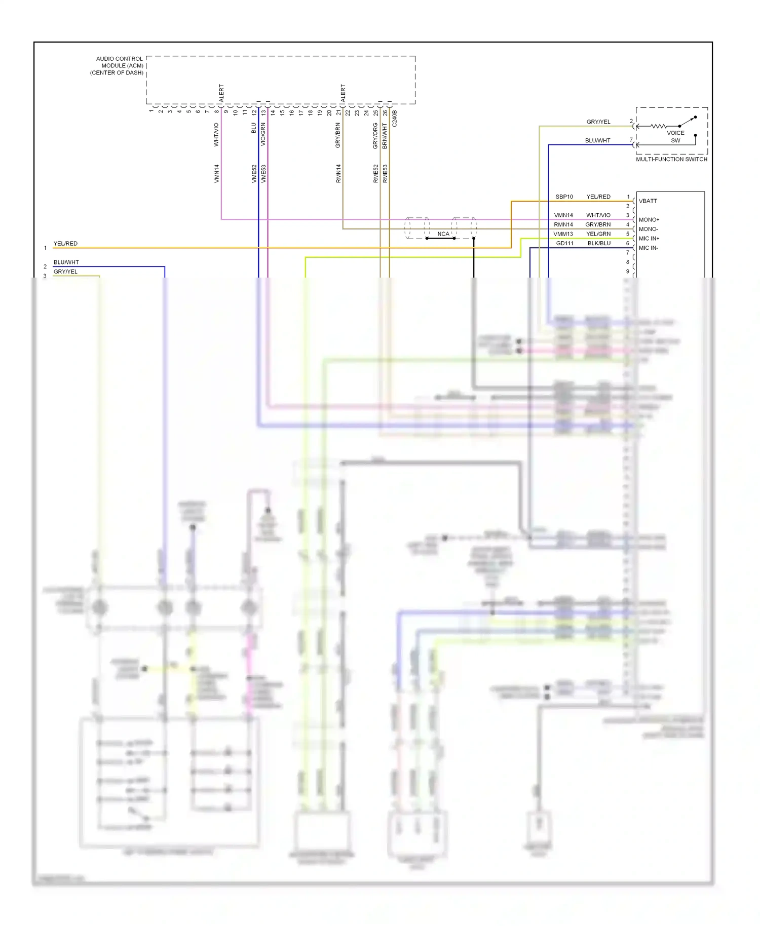 Wiring diagram blu for Ford Fiesta Mk6 (2008-2013) (16 of 35)