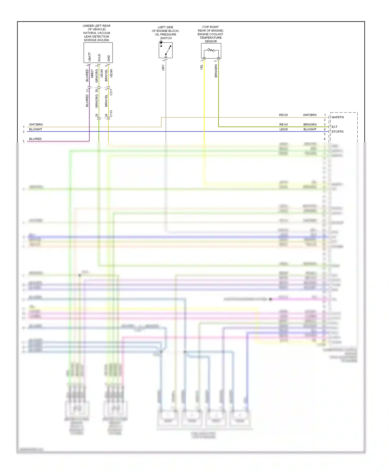 Wiring diagram blu/gry for Ford Fiesta Mk6 (2008-2013) (20 of 23)