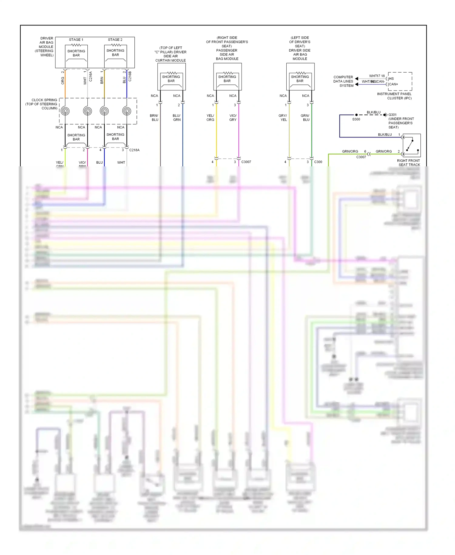 Wiring diagram computer data lines system for Ford Fiesta Mk6 (2008-2013) (38 of 43)