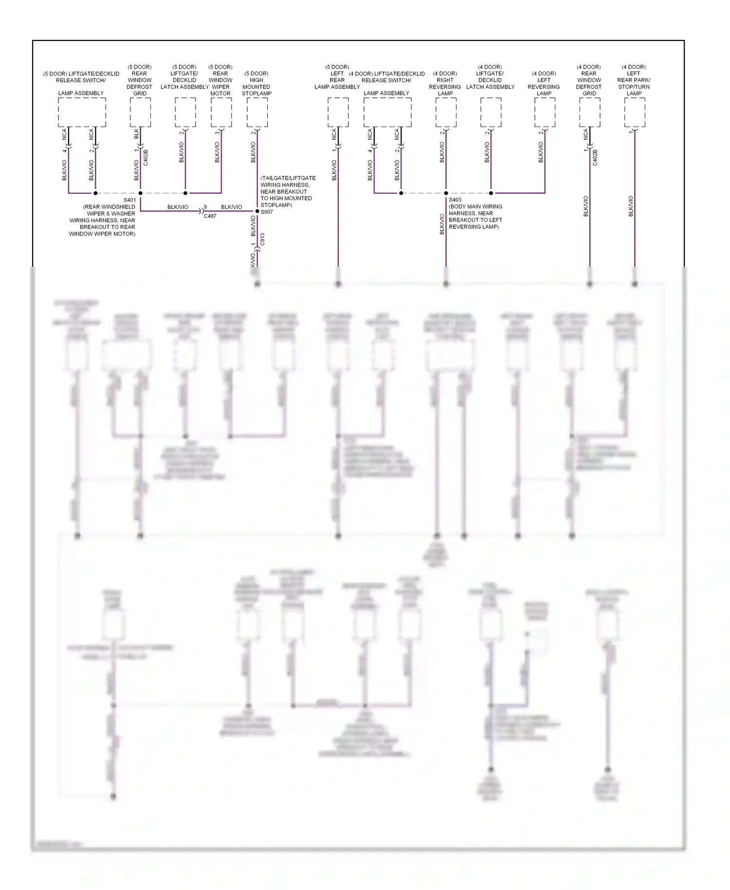 Wiring diagram left front seat track position sensor for Ford Fiesta Mk6 (2008-2013) (1 of 1)