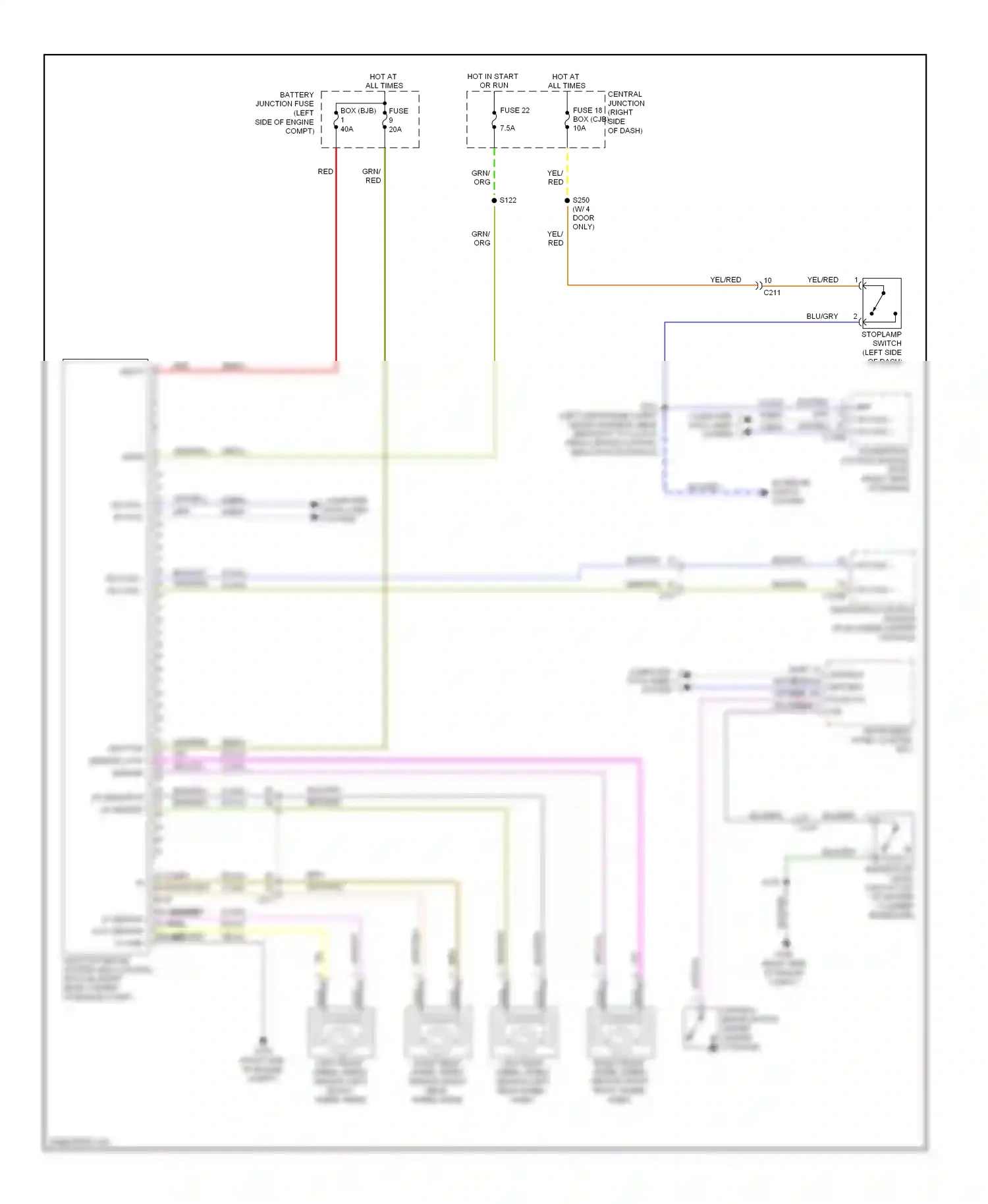 Wiring diagram nca for Ford Fiesta Mk6 (2008-2013) (1 of 21)