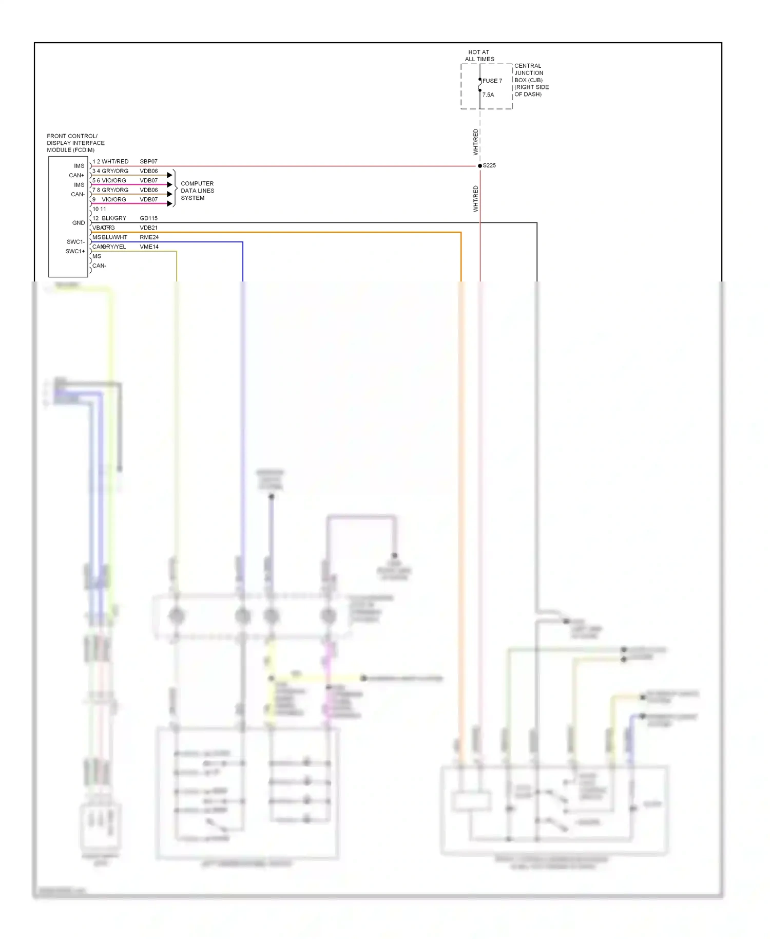 Wiring diagram org/ for Ford Fiesta Mk6 (2008-2013) (18 of 22)