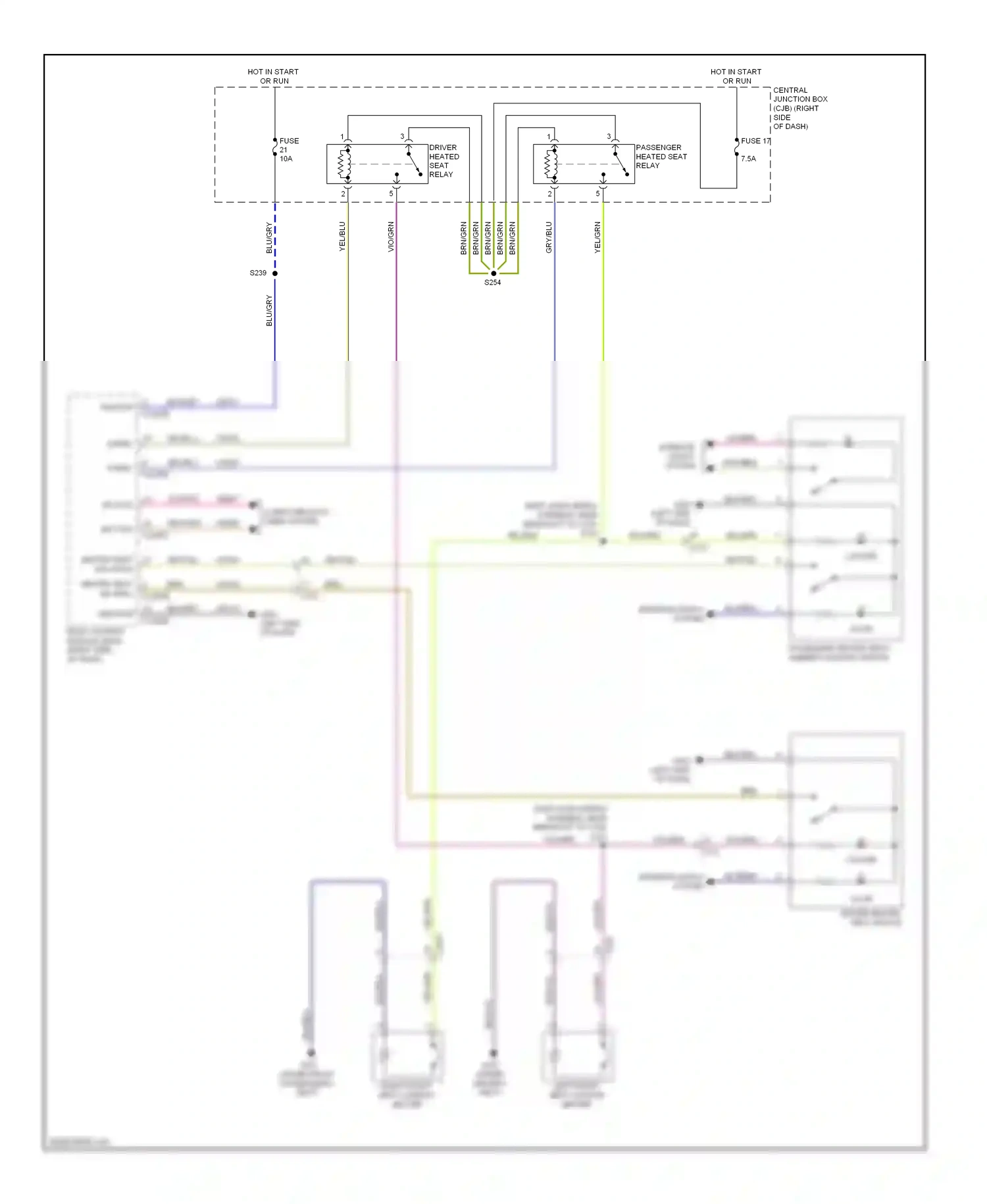 Ford Fiesta Mk6 (2008-2013) phsrc wiring diagram  (1 of 1)