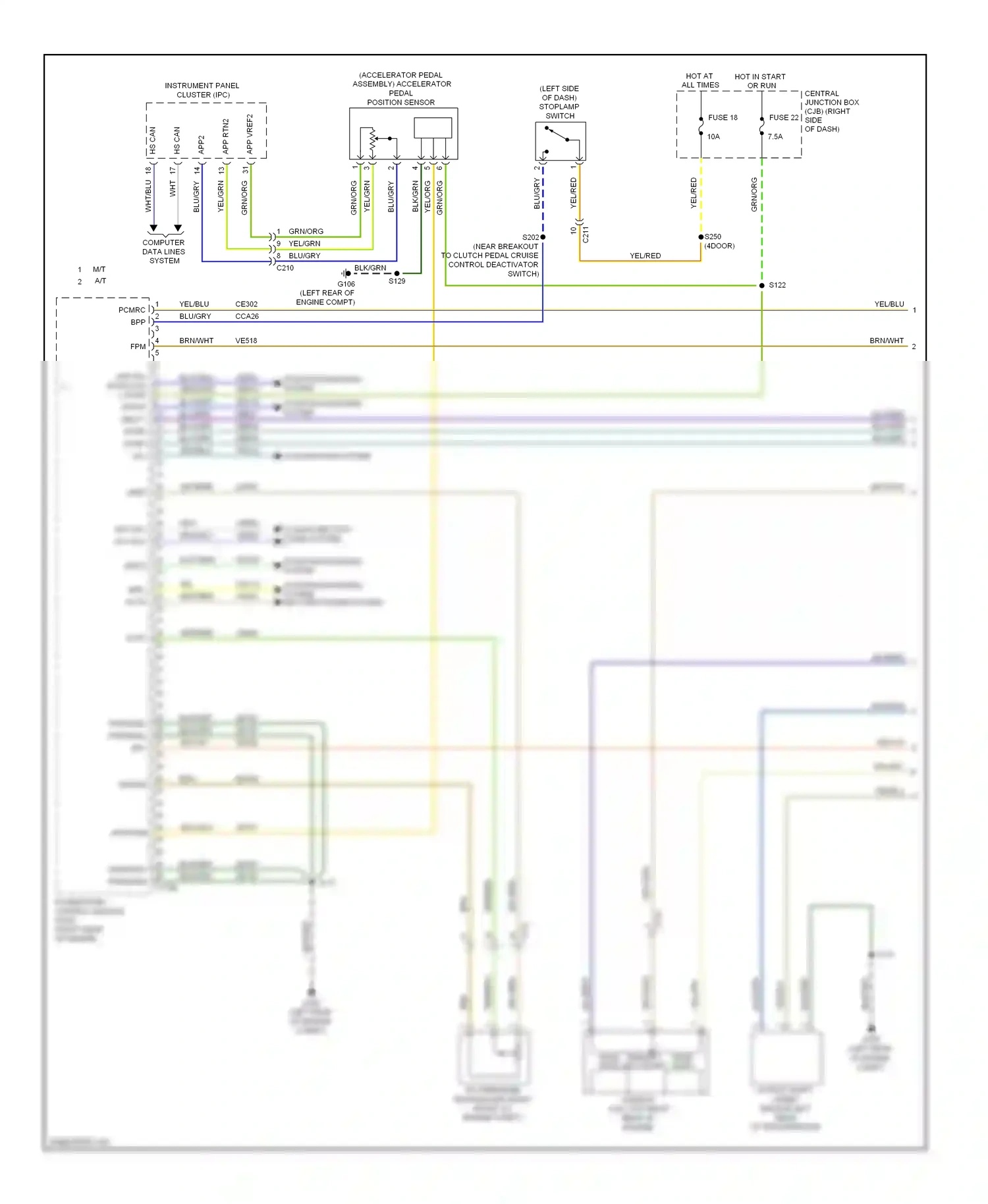 Wiring diagram primary secondary for Ford Fiesta Mk6 (2008-2013) (1 of 1)