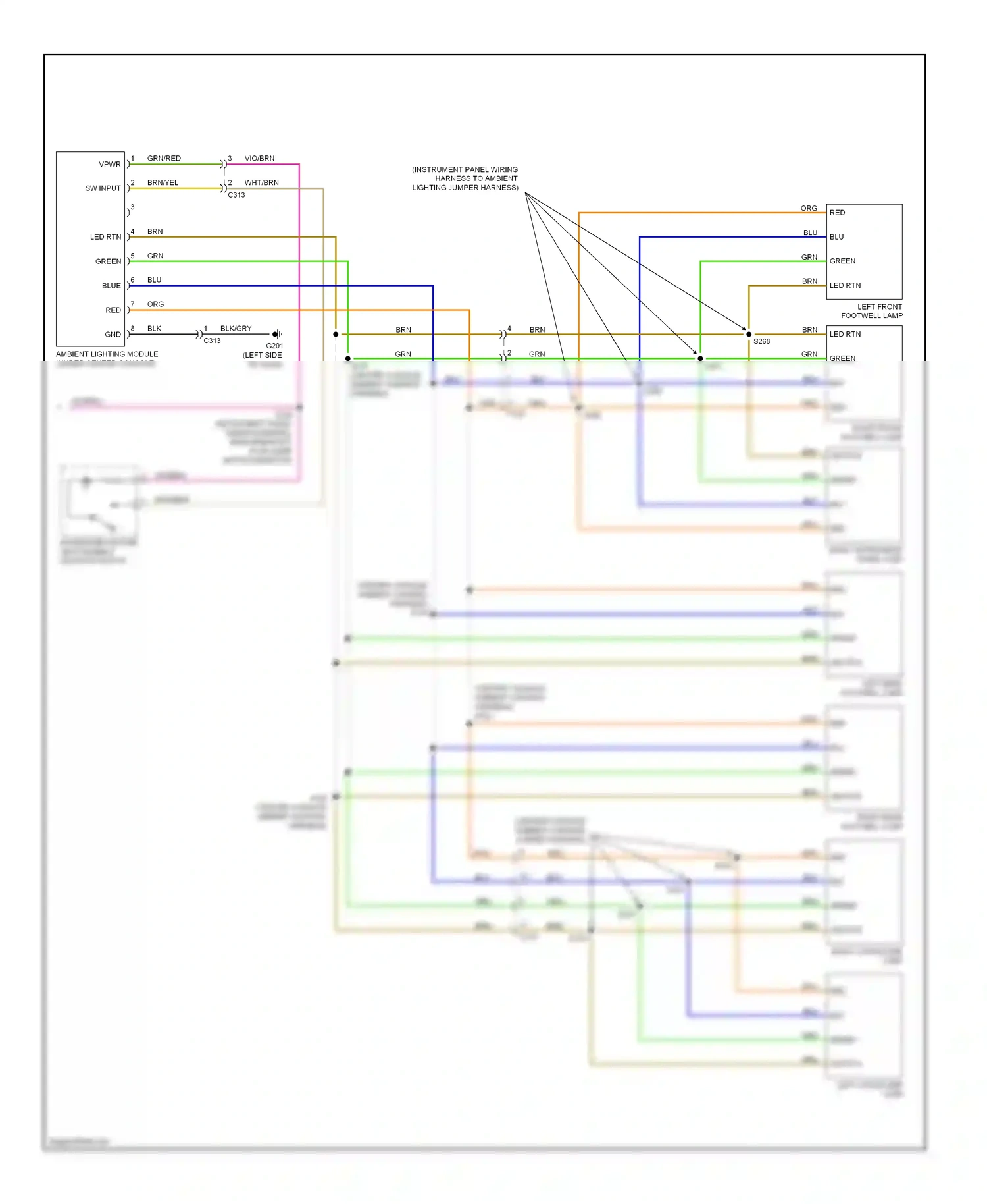 Wiring diagram sw input for Ford Fiesta Mk6 (2008-2013) (1 of 1)
