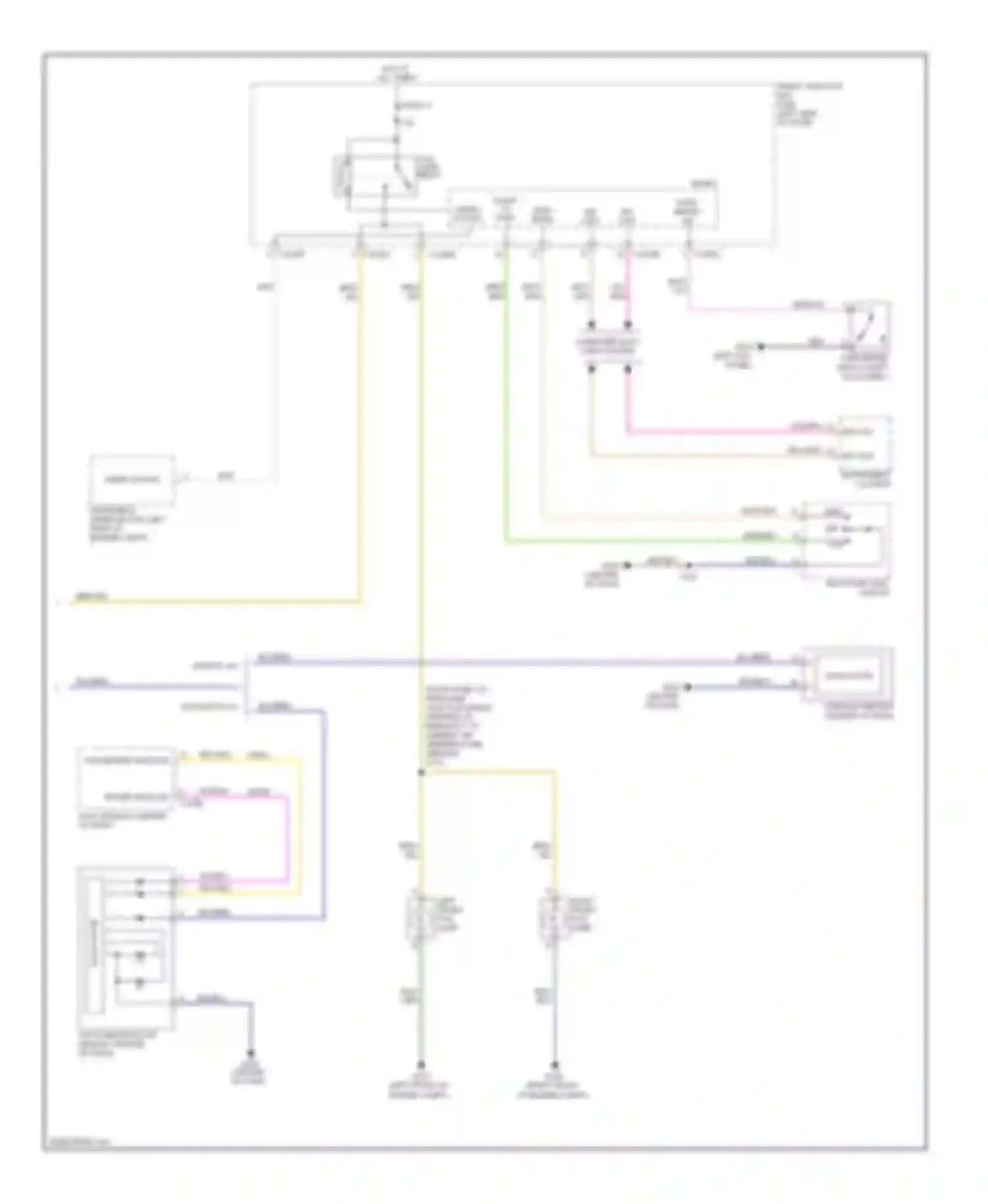 Flex Ford I (2008-2013): Headlights circuit, with high intensity gas discharge headlights (2 of 2)