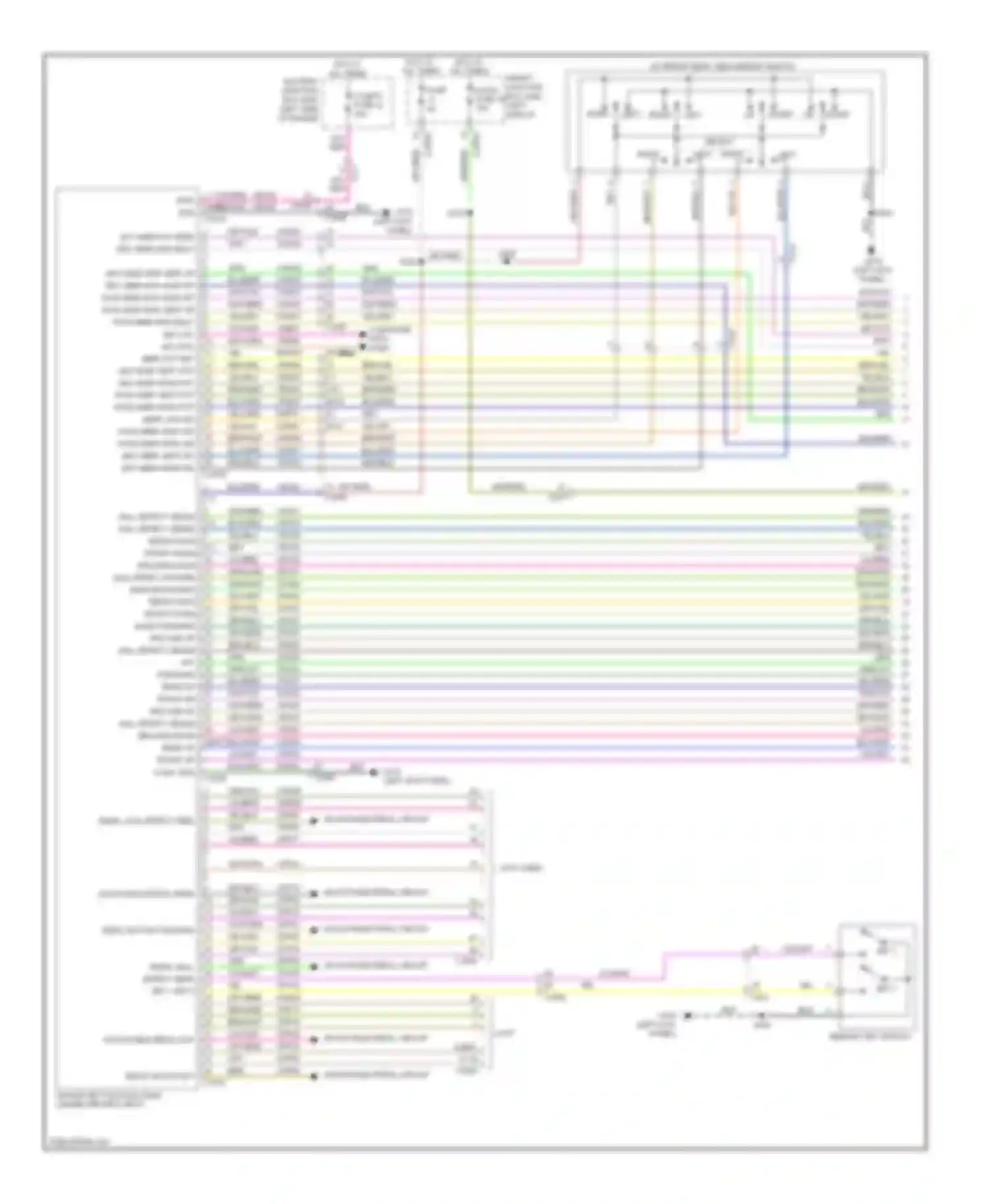 Flex Ford I (2008-2013): Memory seat & mirrors circuit (1 of 2)