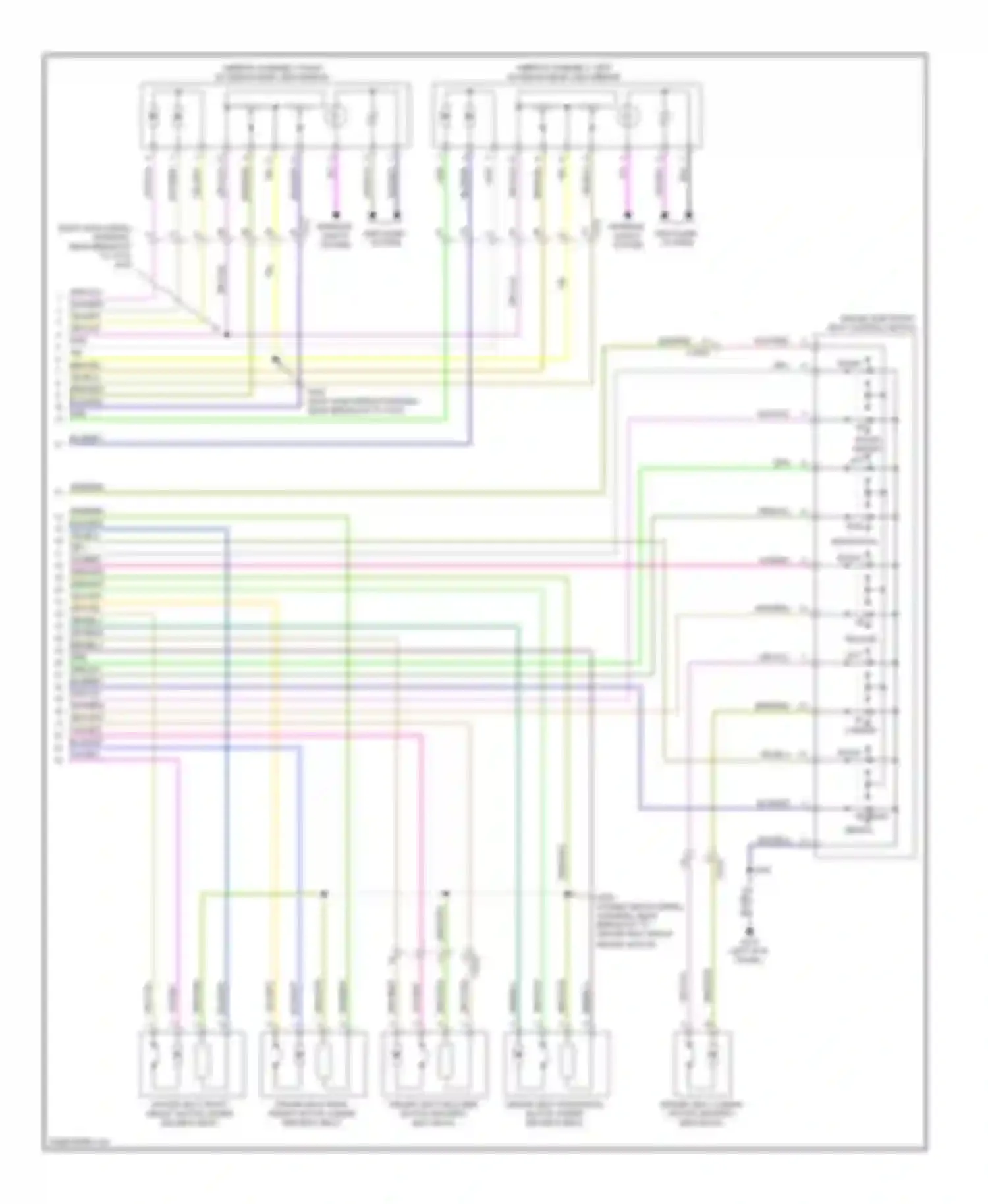 Flex Ford I (2008-2013): Memory seat & mirrors circuit (2 of 2)