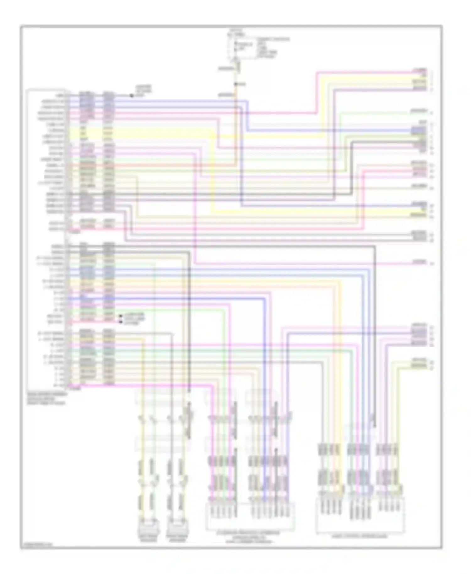 Flex Ford I (2008-2013): Rear entertainment radio circuit (1 of 2)