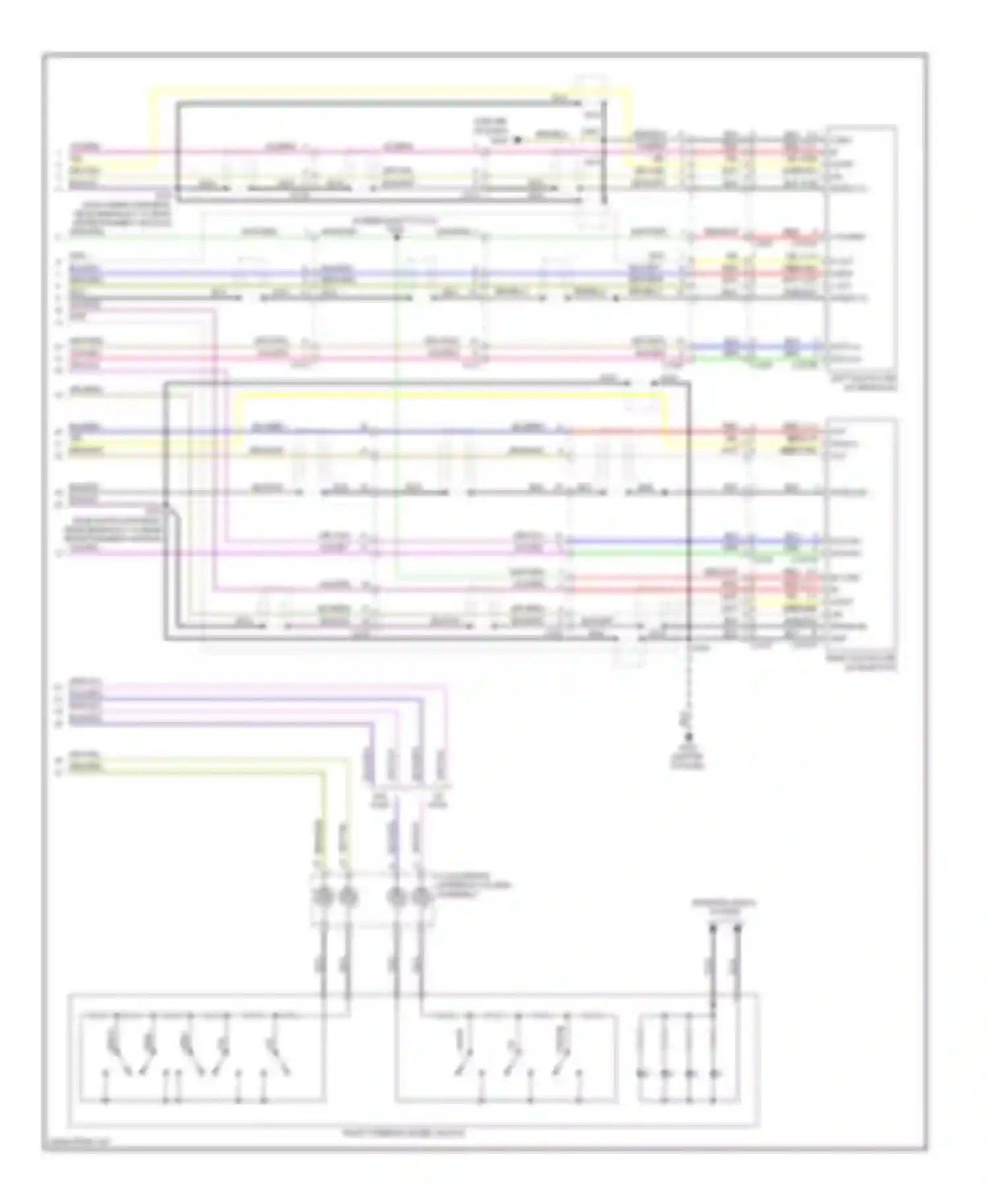 Flex Ford I (2008-2013): Rear entertainment radio circuit (2 of 2)
