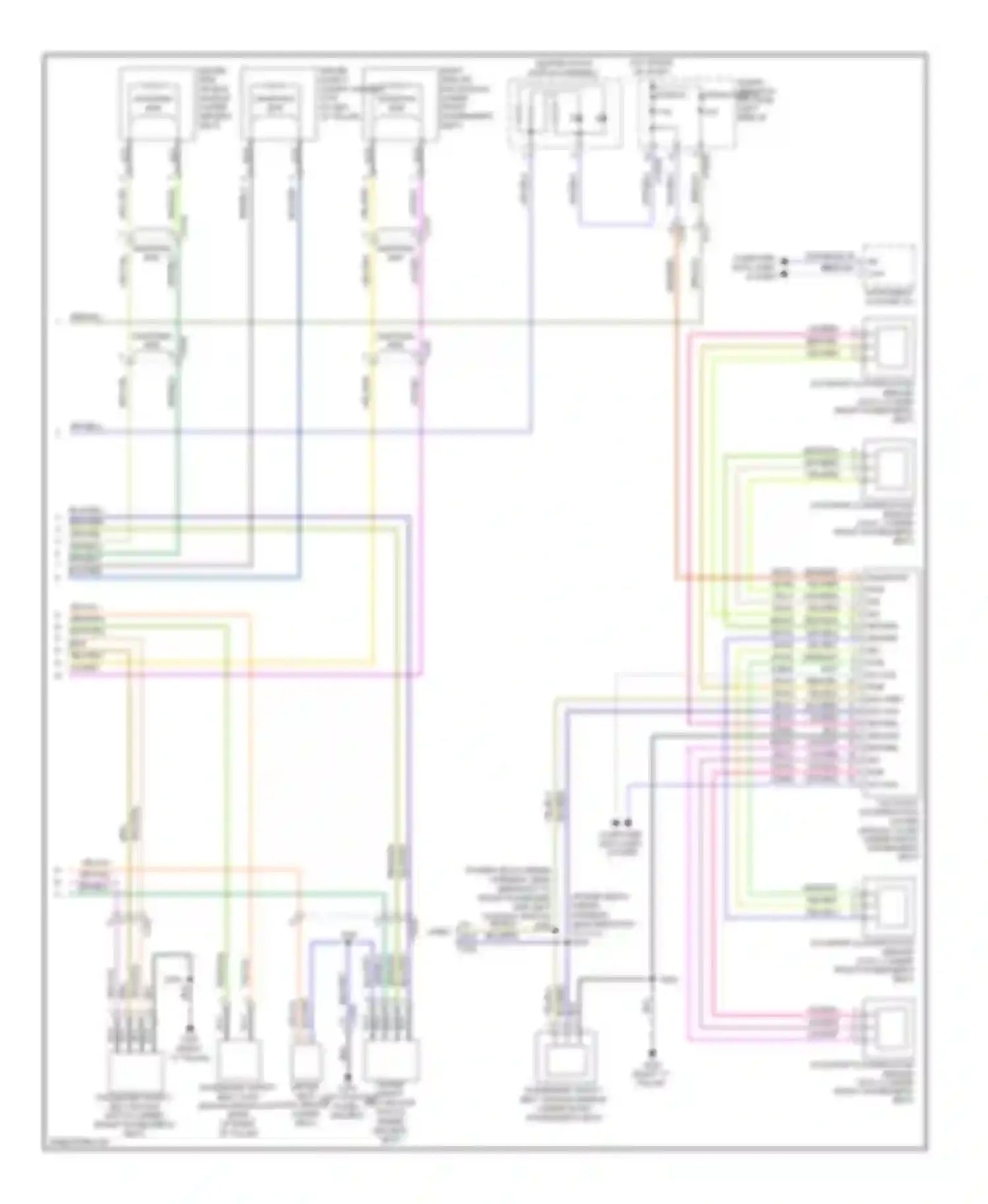 Wiring diagram blu/org for Ford Flex I (2008-2013) (36 of 37)
