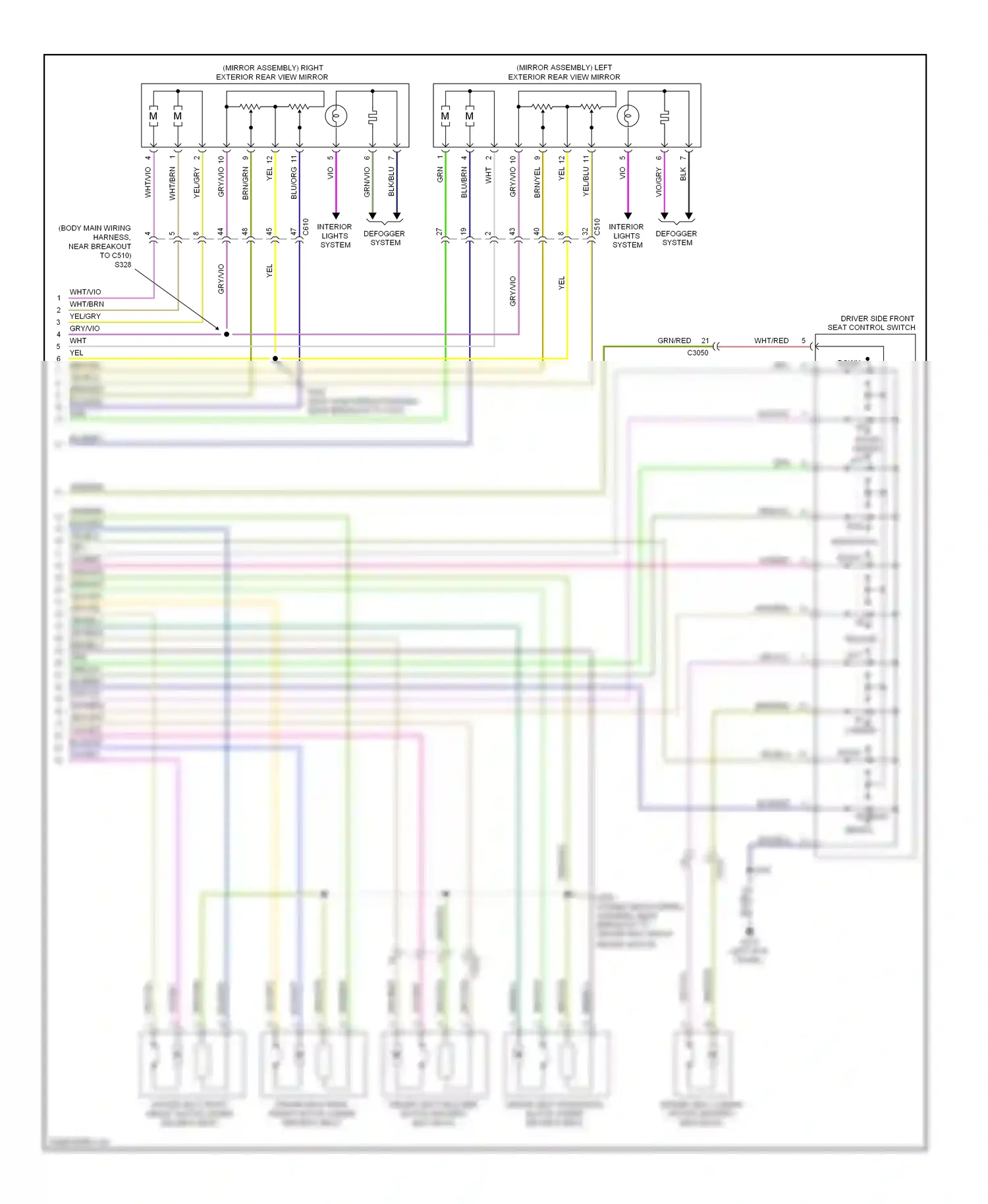 Ford Flex I (2008-2013) brn/yel wiring diagram  (18 of 31)
