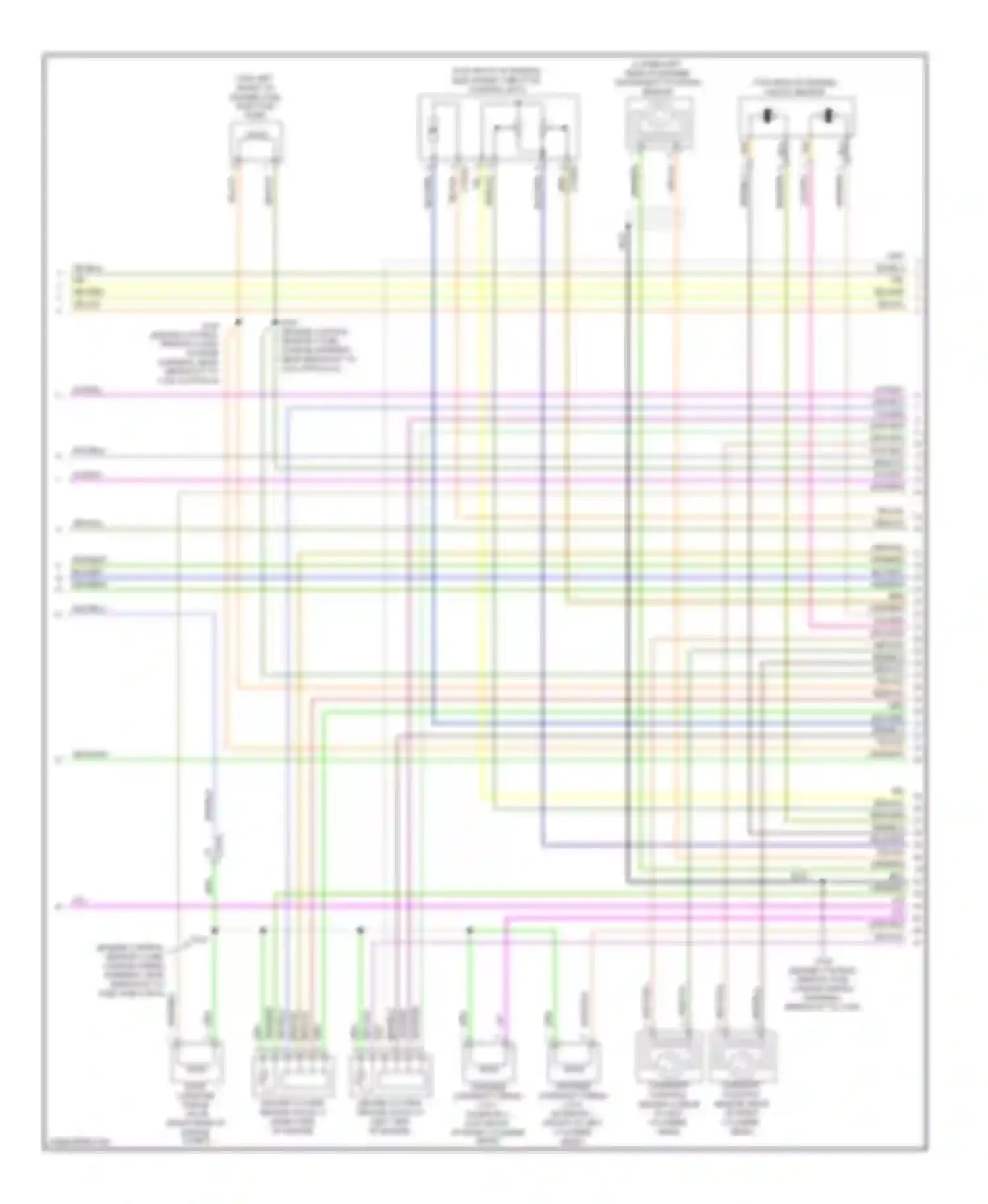 Wiring diagram (engine control sensor, fuel charge wiring harness, in for Ford Flex I (2008-2013) (1 of 1)