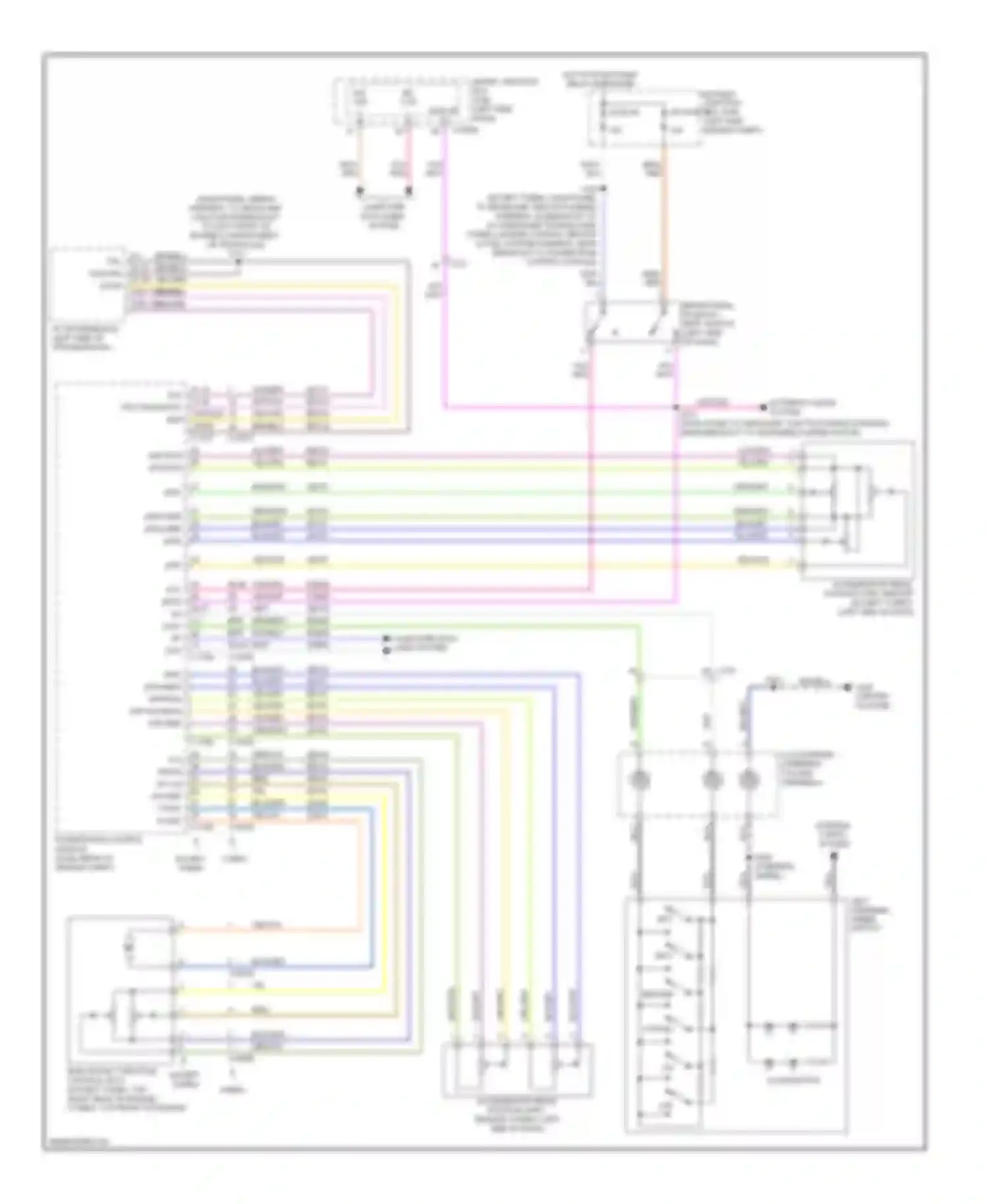 Wiring diagram etcref tacm- tacm+ for Ford Flex I (2008-2013) (1 of 1)