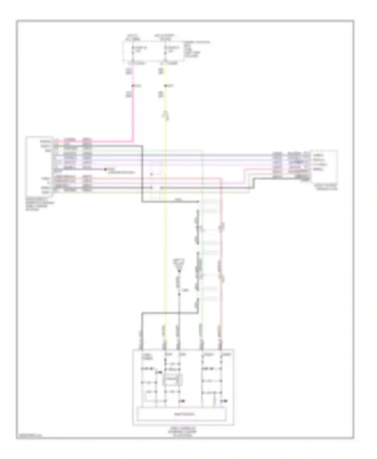 Wiring diagram gnd pwr for Ford Flex I (2008-2013) (1 of 1)