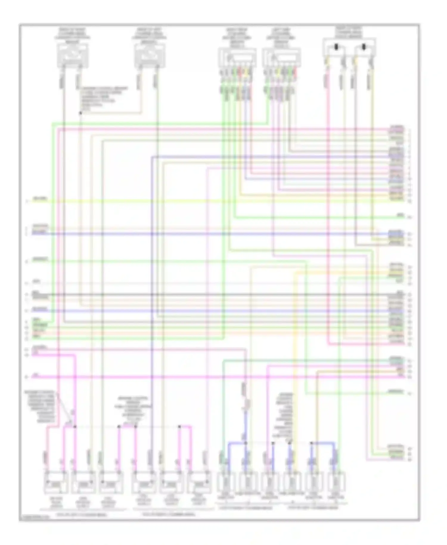 Wiring diagram yel/org for Ford Flex I (2008-2013)