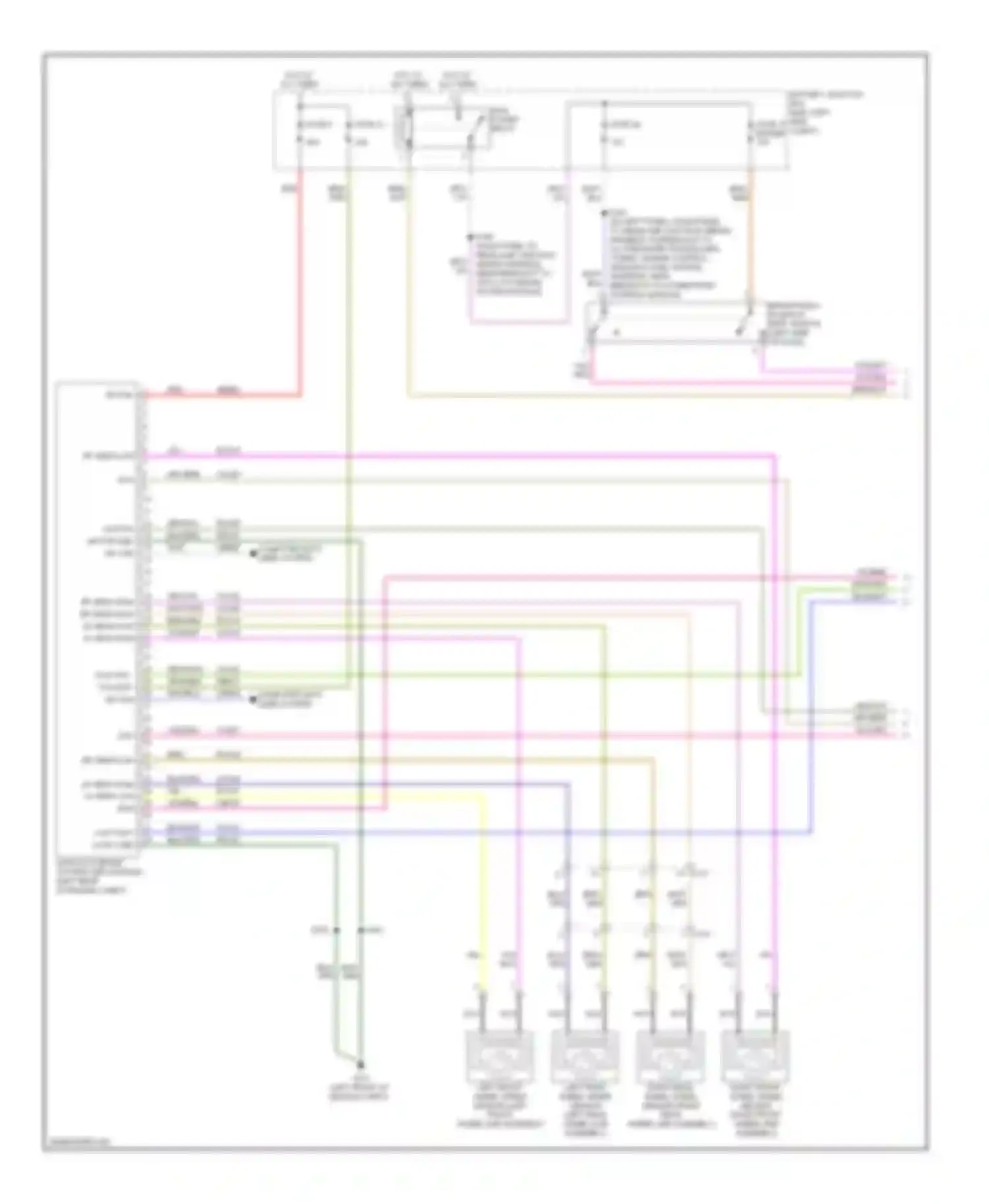 Wiring diagram run for Ford Flex I (2008-2013)