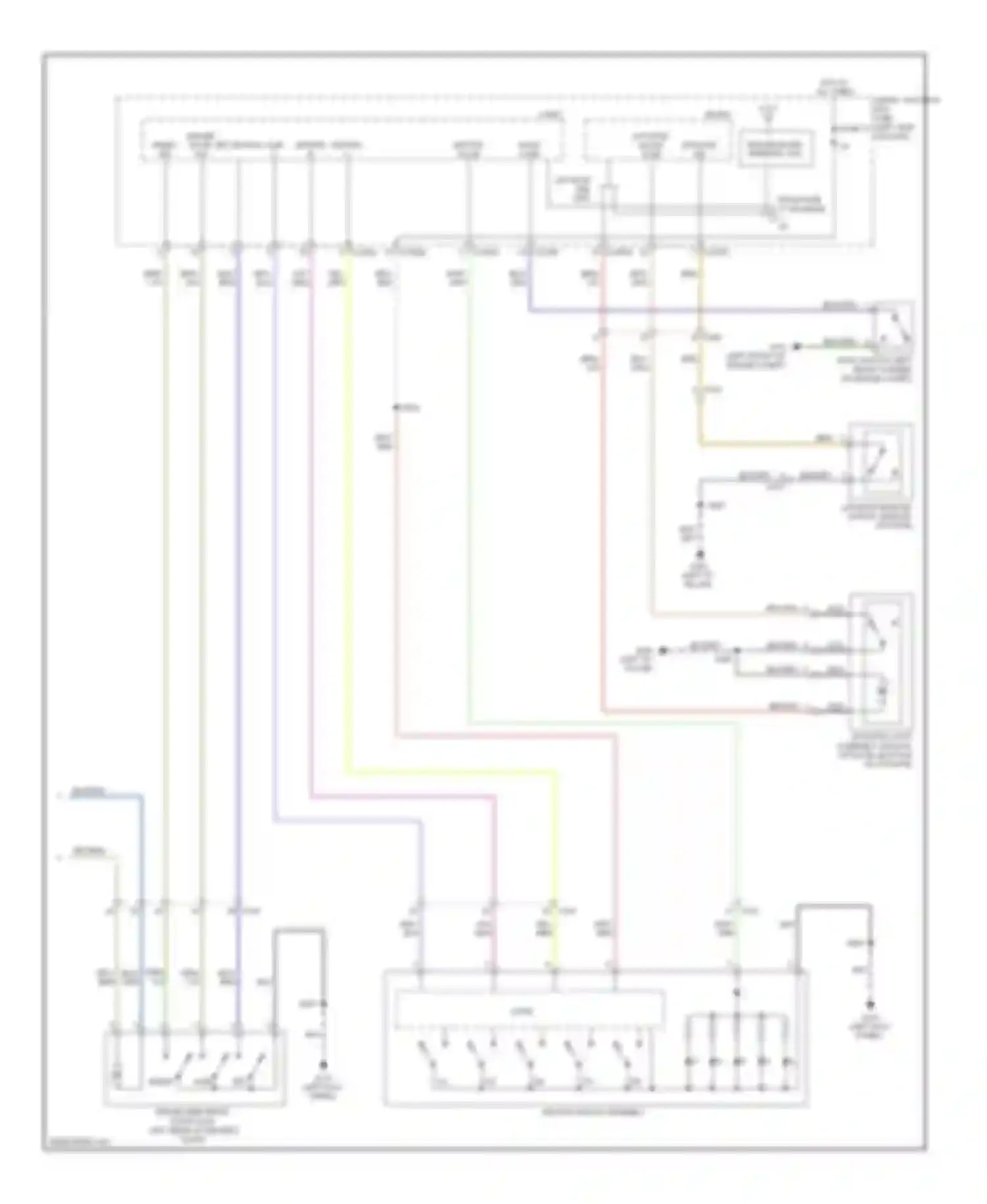 Wiring diagram keypad illum for Ford Flex I (2008-2013)