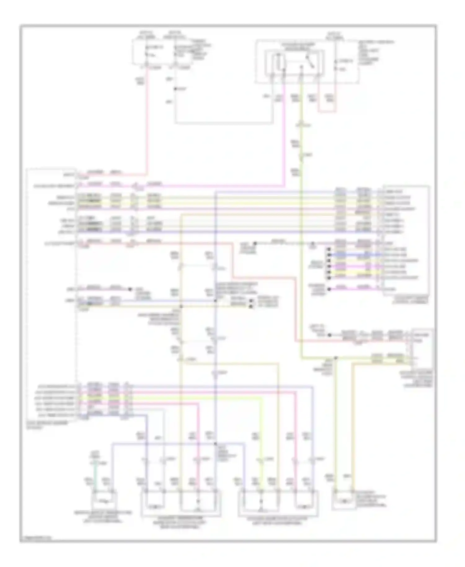 Wiring diagram of engine compt) for Ford Flex I (2008-2013) (1 of 1)