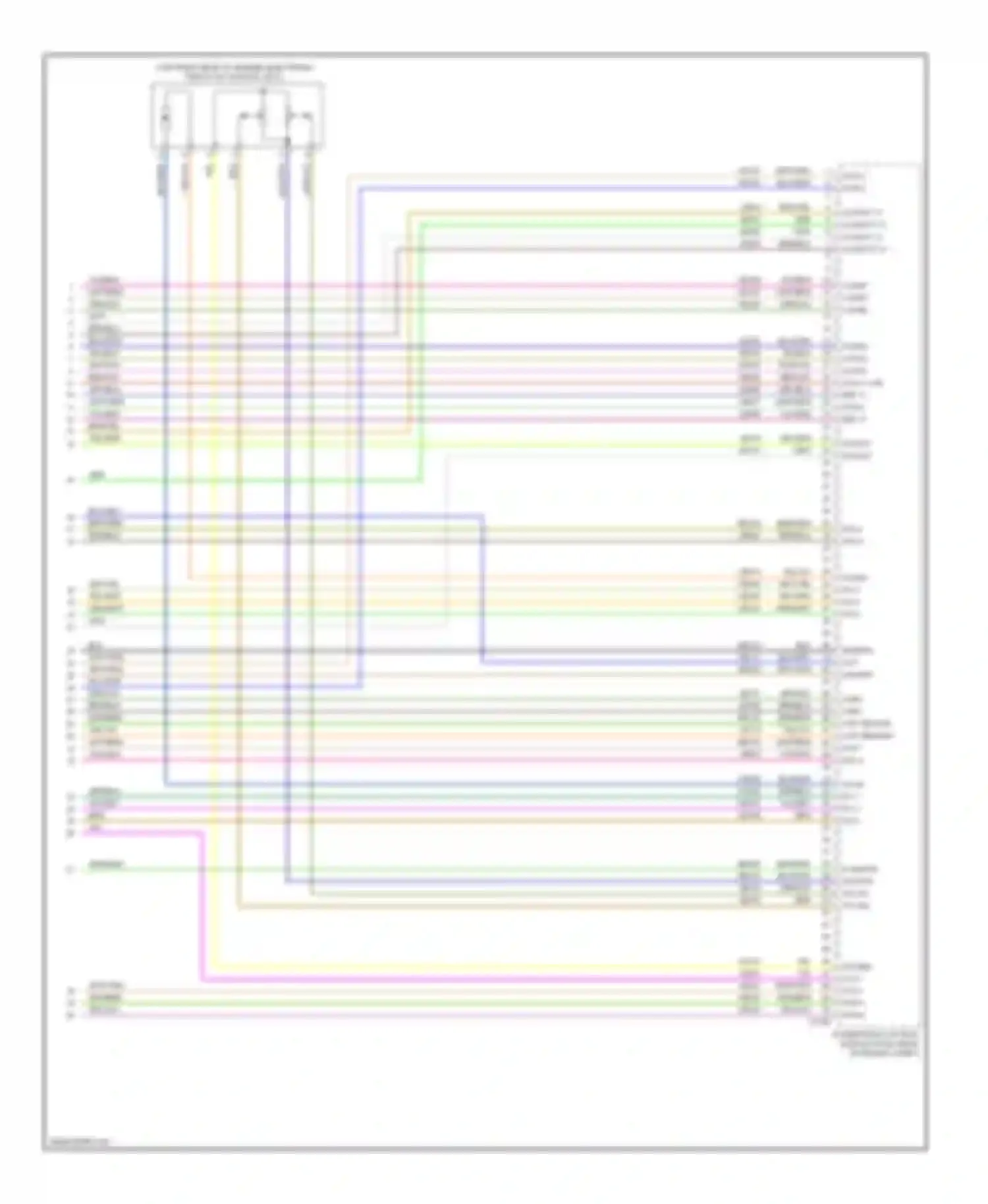 Wiring diagram tacm+ inj 2 inj 4 inj 6 for Ford Flex I (2008-2013) (1 of 1)