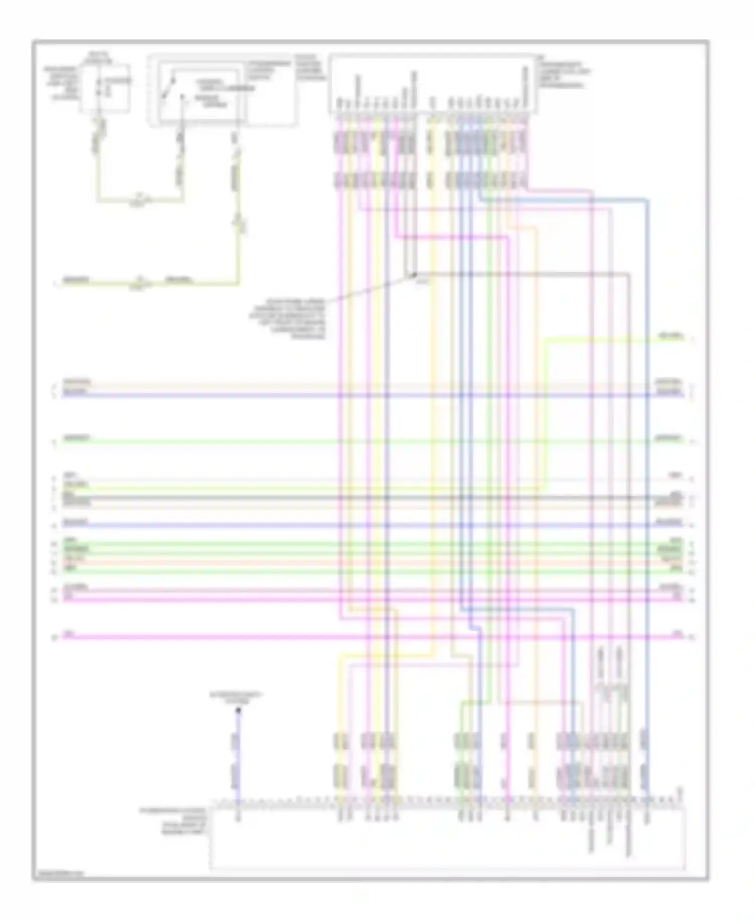 Wiring diagram tr 2 for Ford Flex I (2008-2013) (1 of 2)