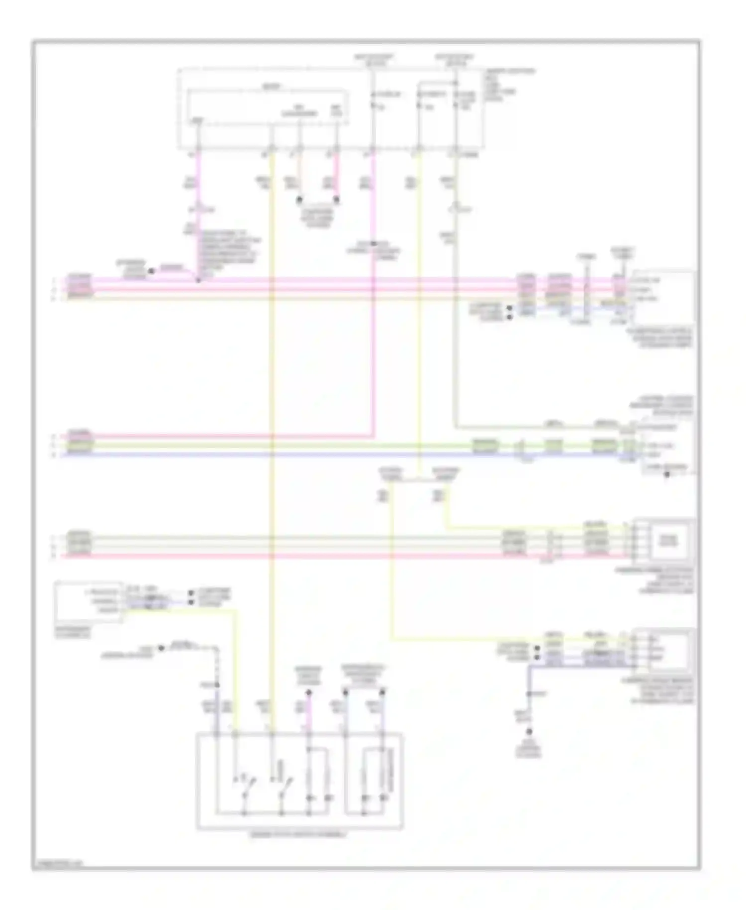 Wiring diagram case ground for Ford Flex I (2008-2013)