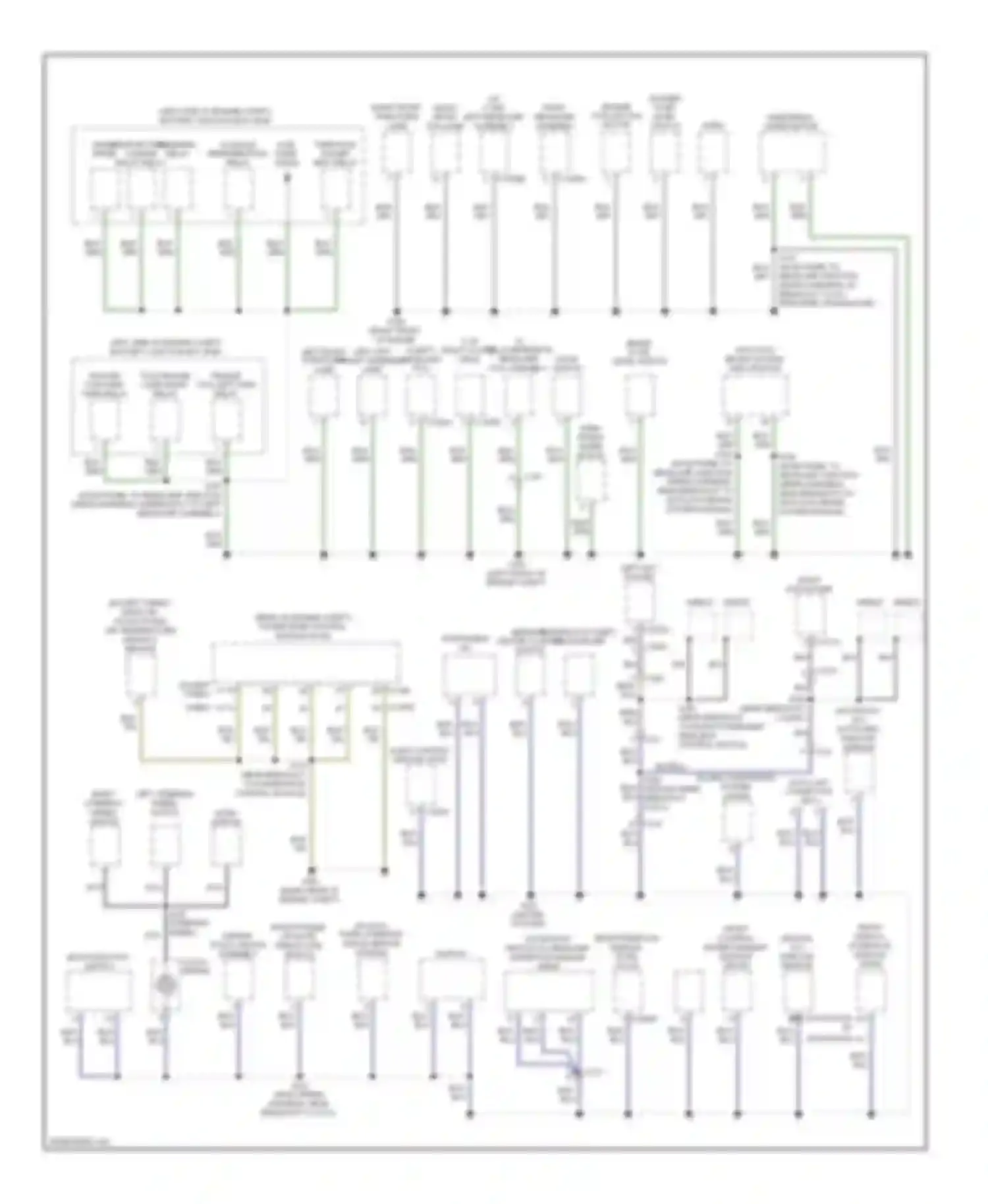Wiring diagram windshield wiper motor for Ford Flex I (2008-2013) (1 of 2)