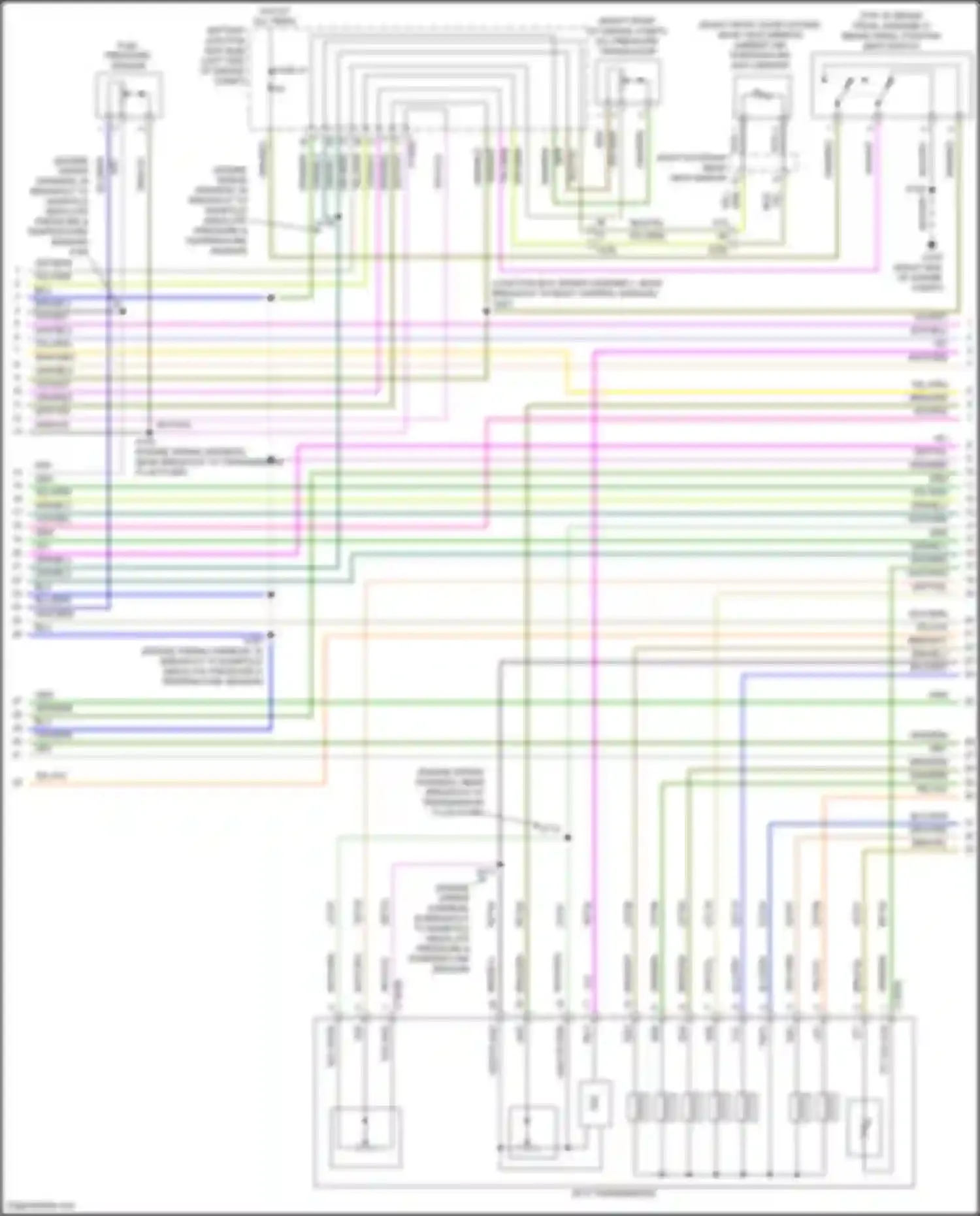 Focus RS Ford III (2016-2018): Wiring diagram engine performance 1.0l turbo (4 of 7)