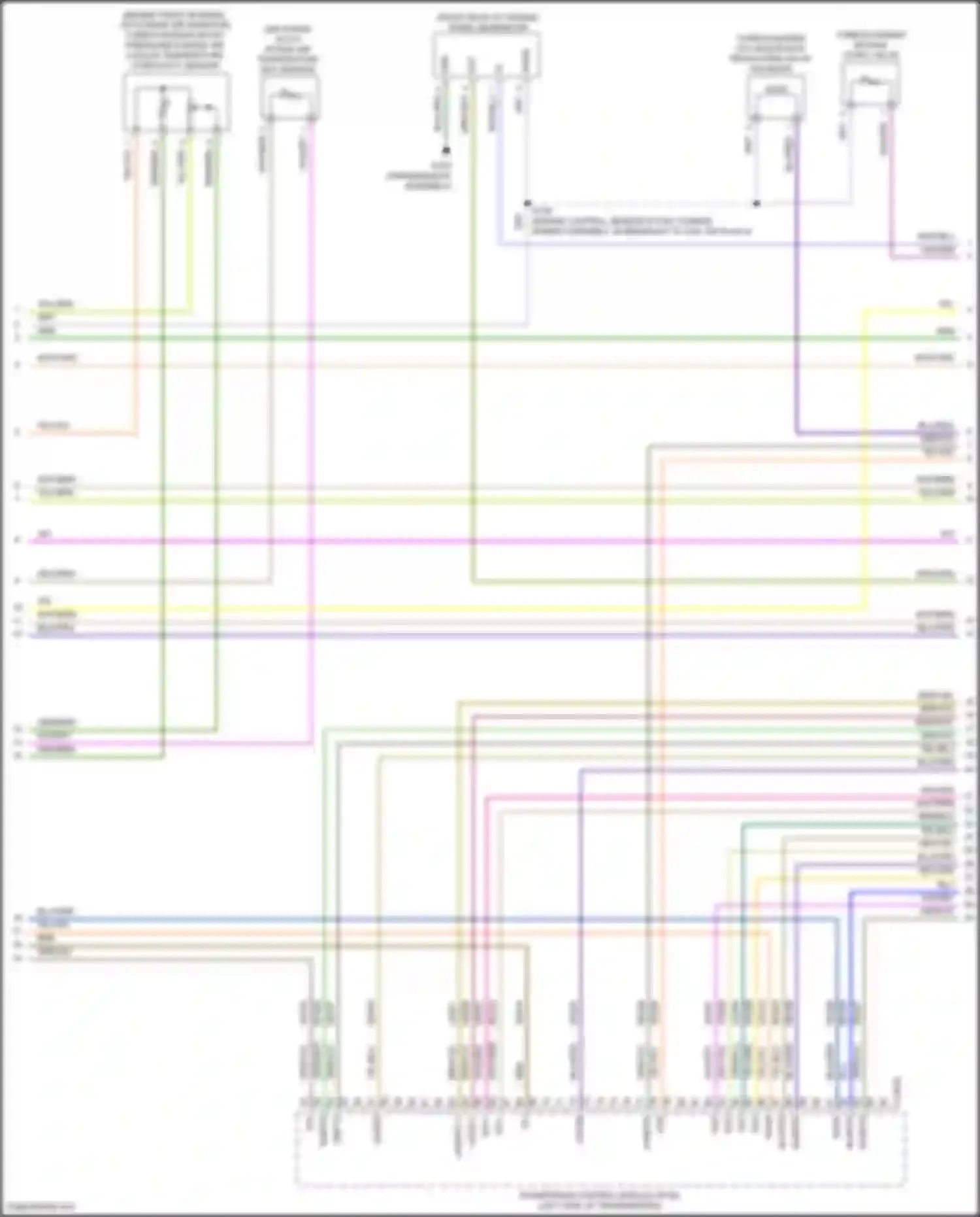 Focus RS Ford III (2016-2018): Wiring diagram engine performance 2.0l turbo (4 of 6)