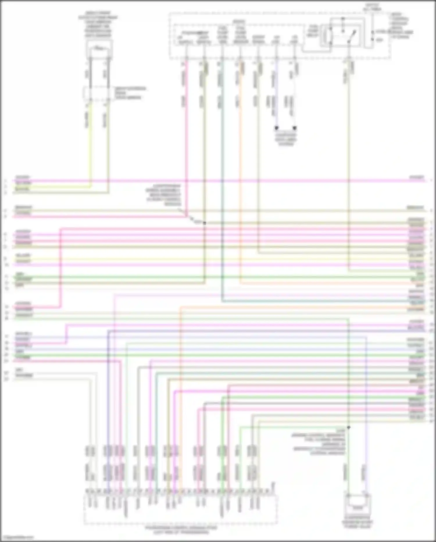 Focus RS Ford III (2016-2018): Wiring diagram engine performance 2.0l (3 of 6)