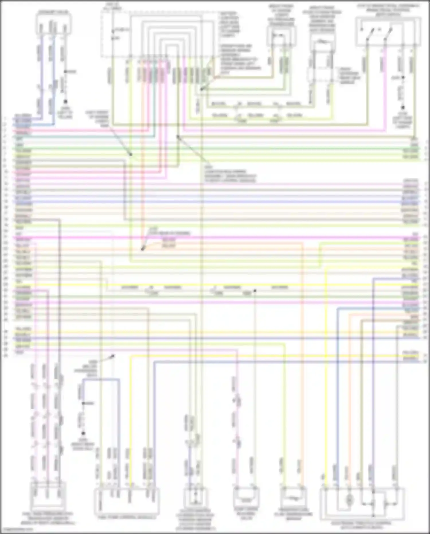 Focus RS Ford III (2016-2018): Wiring diagram engine performance 2.3l turbo (3 of 6)