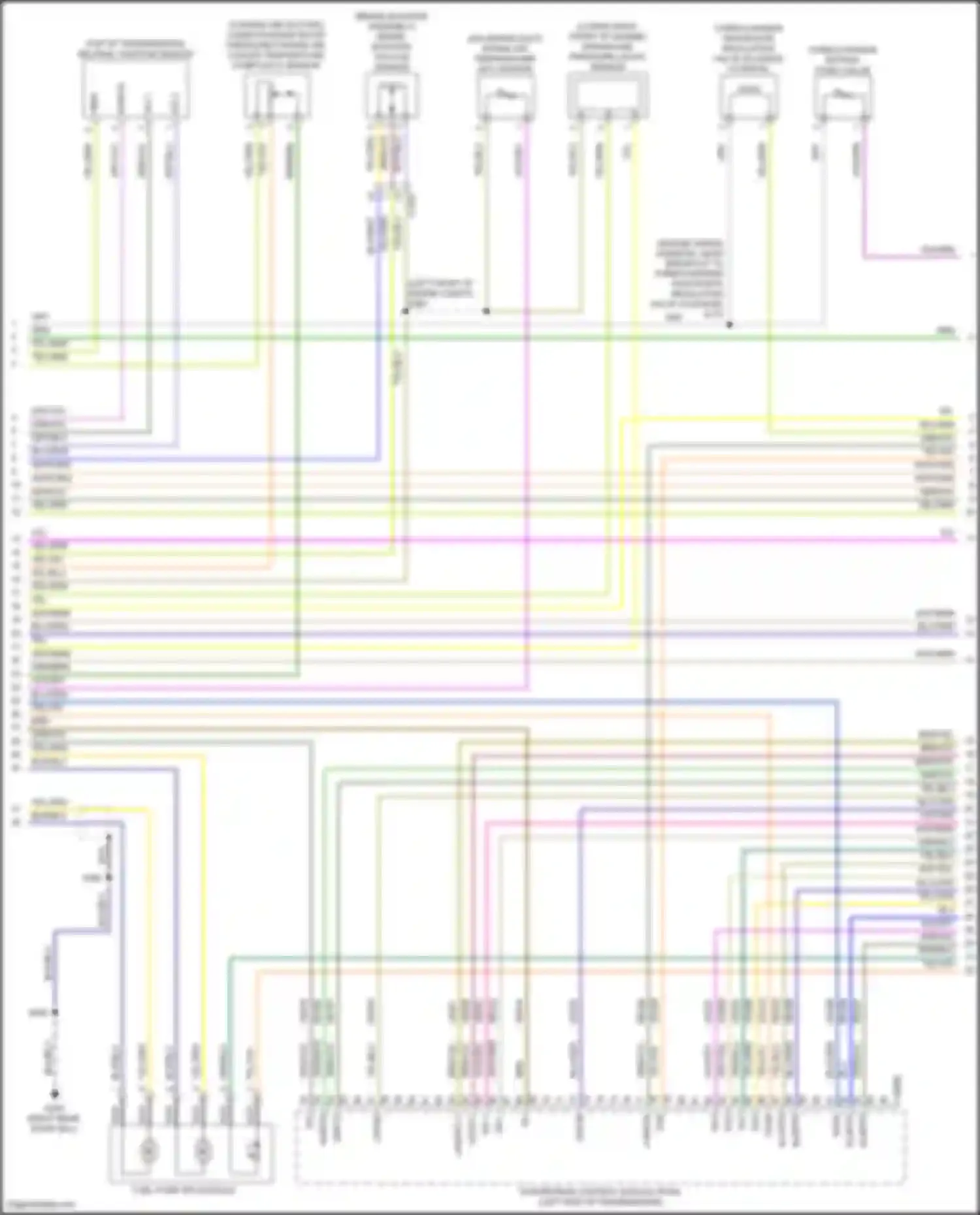 Focus RS Ford III (2016-2018): Wiring diagram engine performance 2.3l turbo (4 of 6)