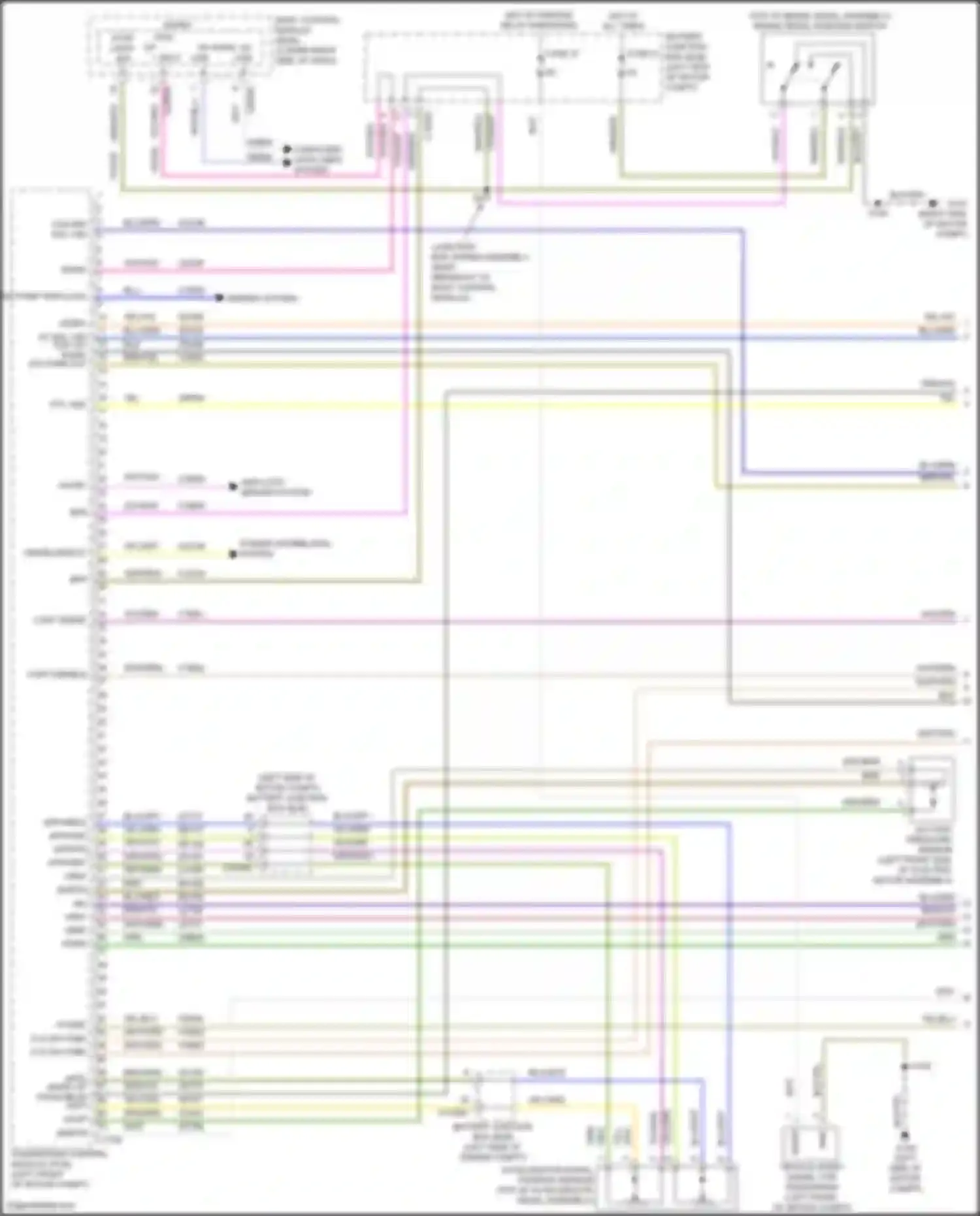 Focus RS Ford III (2016-2018): Wiring diagram engine performance electric (1 of 8)