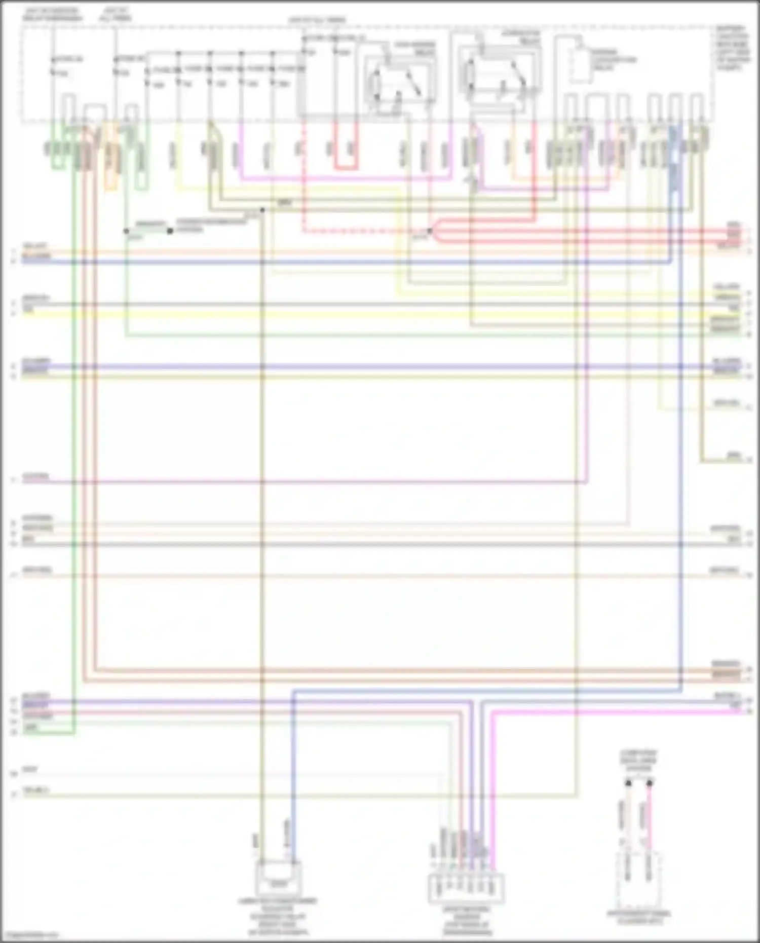 Focus RS Ford III (2016-2018): Wiring diagram engine performance electric (2 of 8)