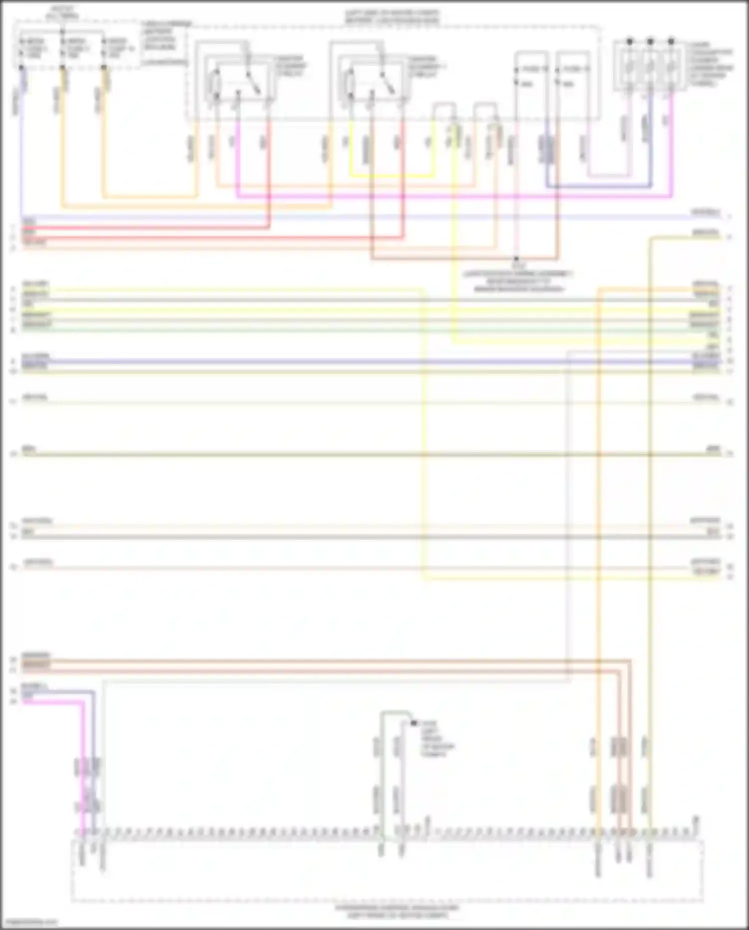 Focus RS Ford III (2016-2018): Wiring diagram engine performance electric (3 of 8)