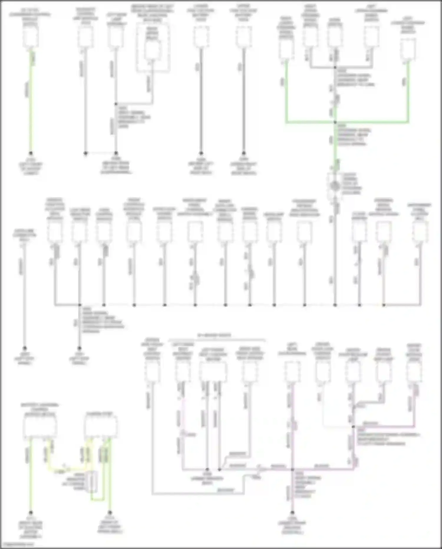 Focus RS Ford III (2016-2018): Ground distribution circuit, electric (2 of 3)