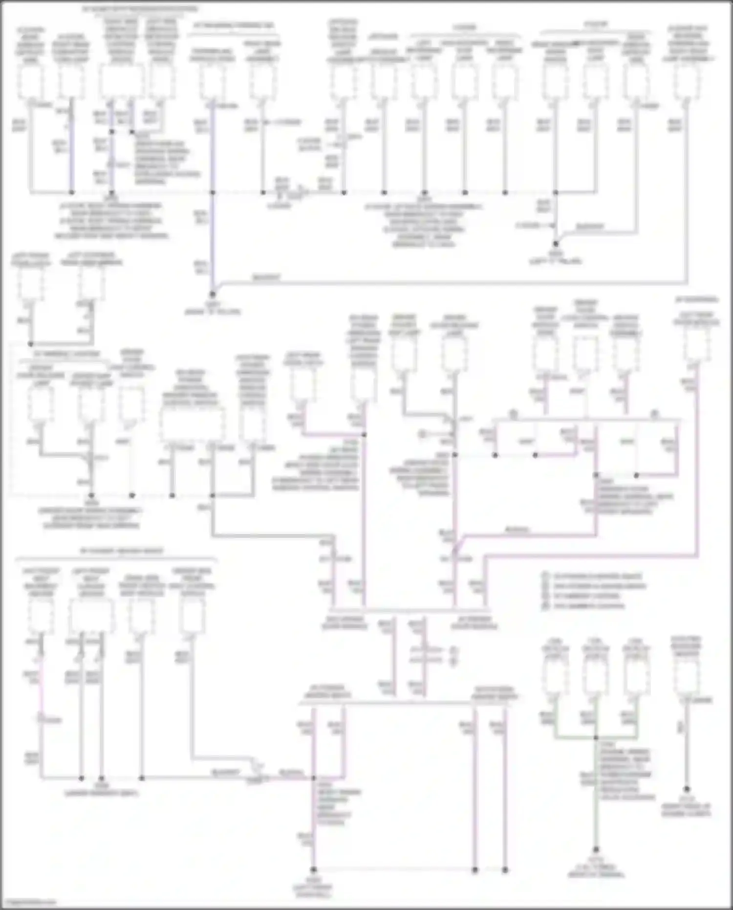 Focus RS Ford III (2016-2018): Ground distribution circuit, except electric & rs (4 of 4)