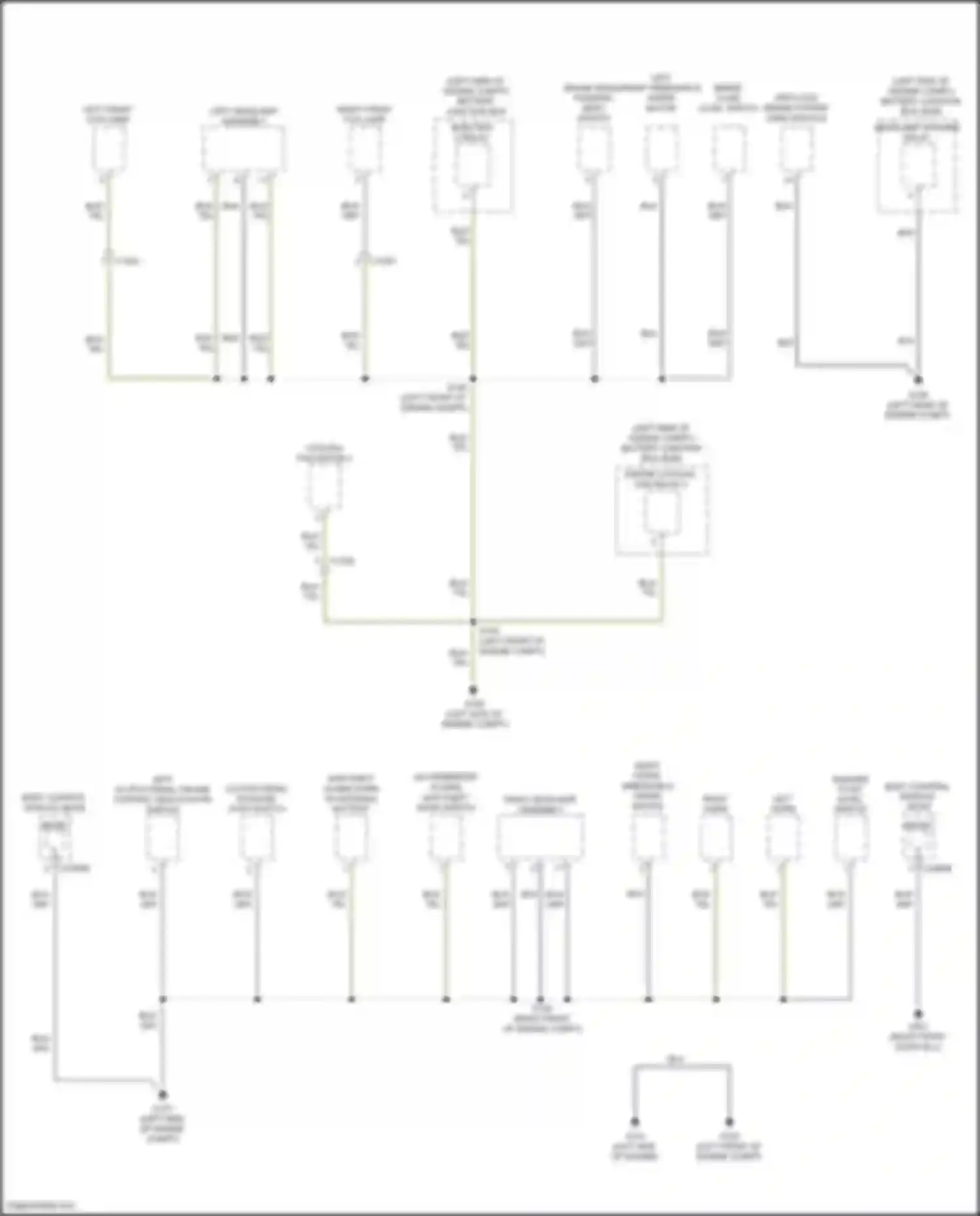 Focus RS Ford III (2016-2018): Ground distribution circuit, rs (1 of 4)
