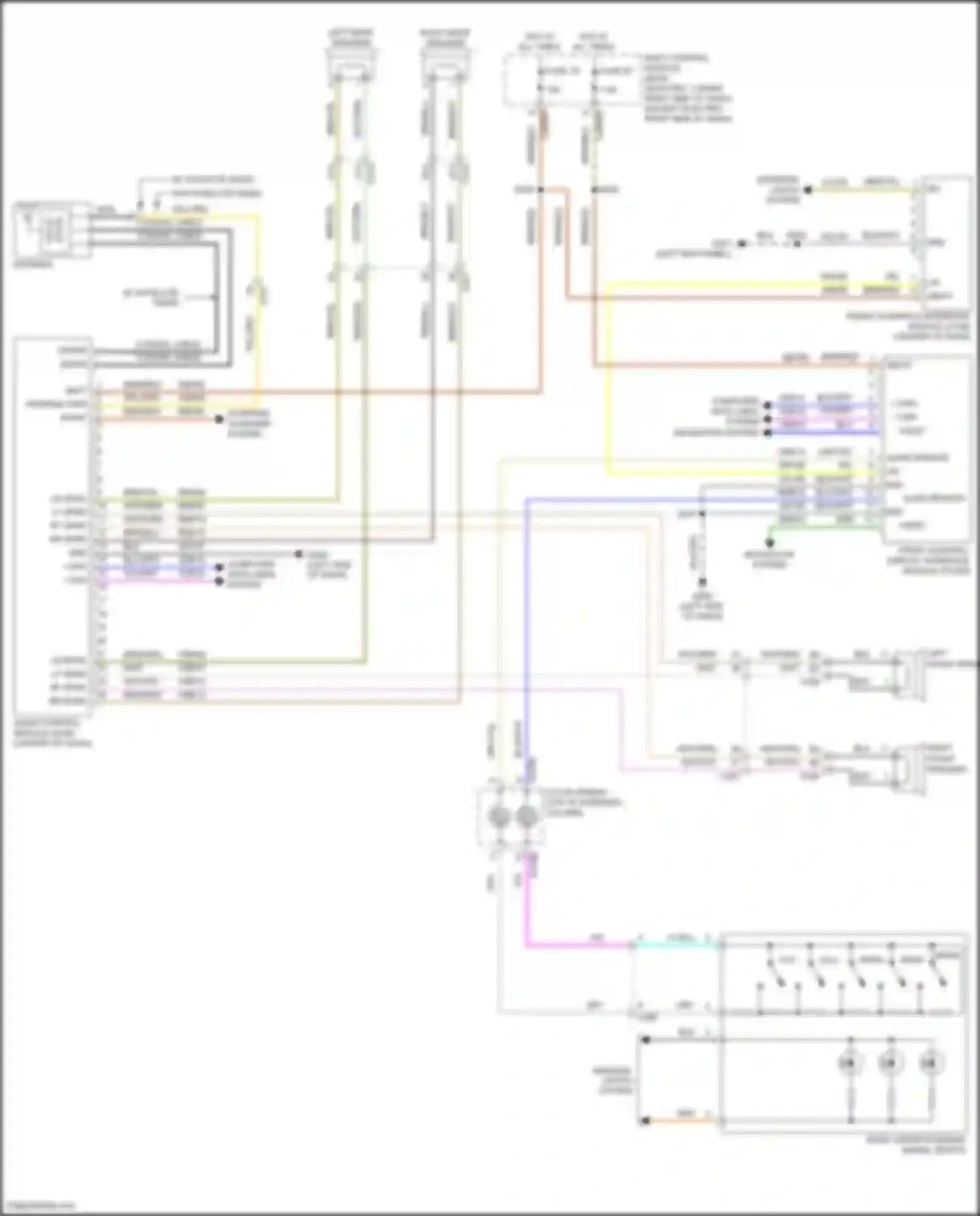 Focus RS Ford III (2016-2018): Base radio circuit, except rs