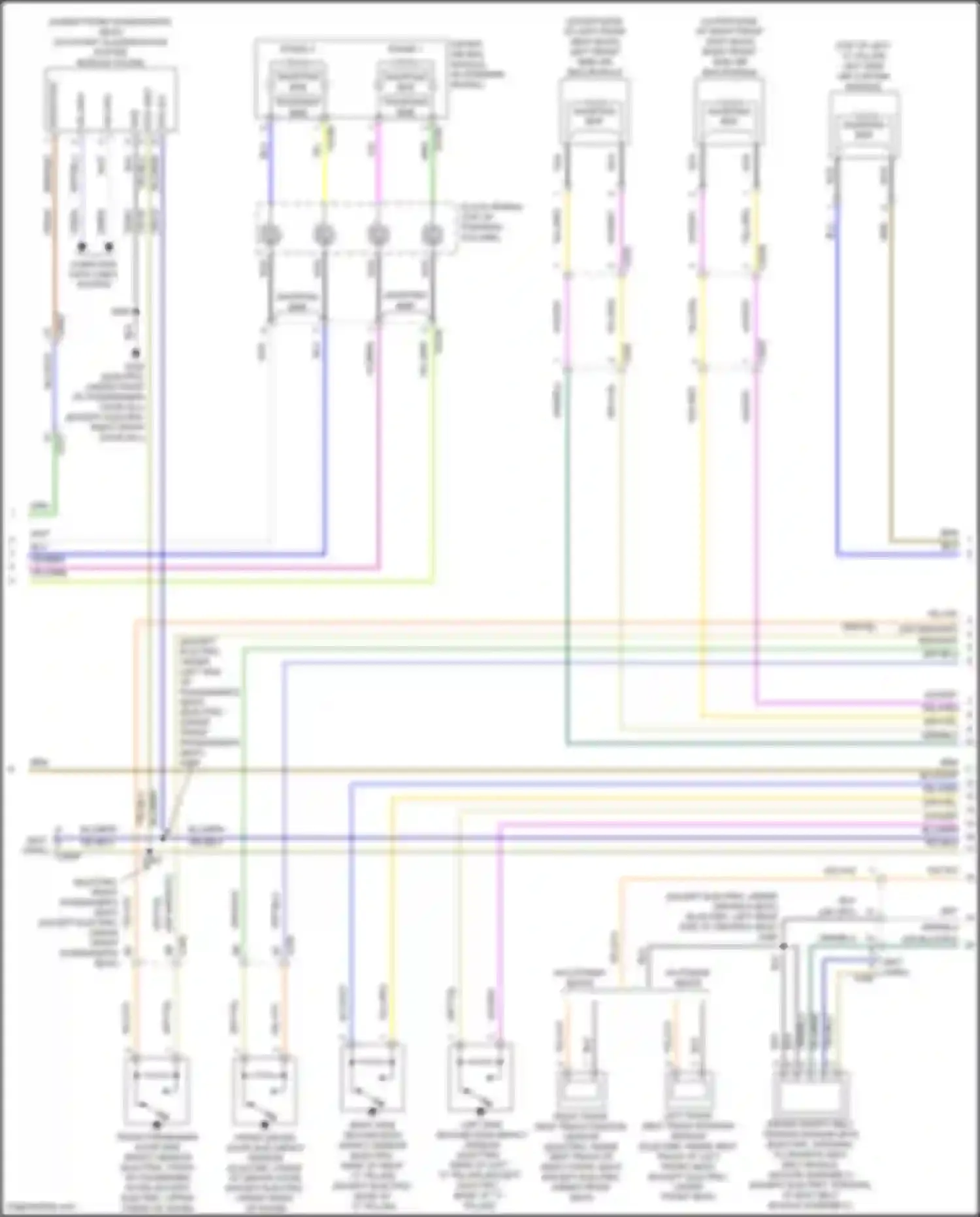 Focus RS Ford III (2016-2018): Supplemental restraints circuit, except rs (2 of 3)