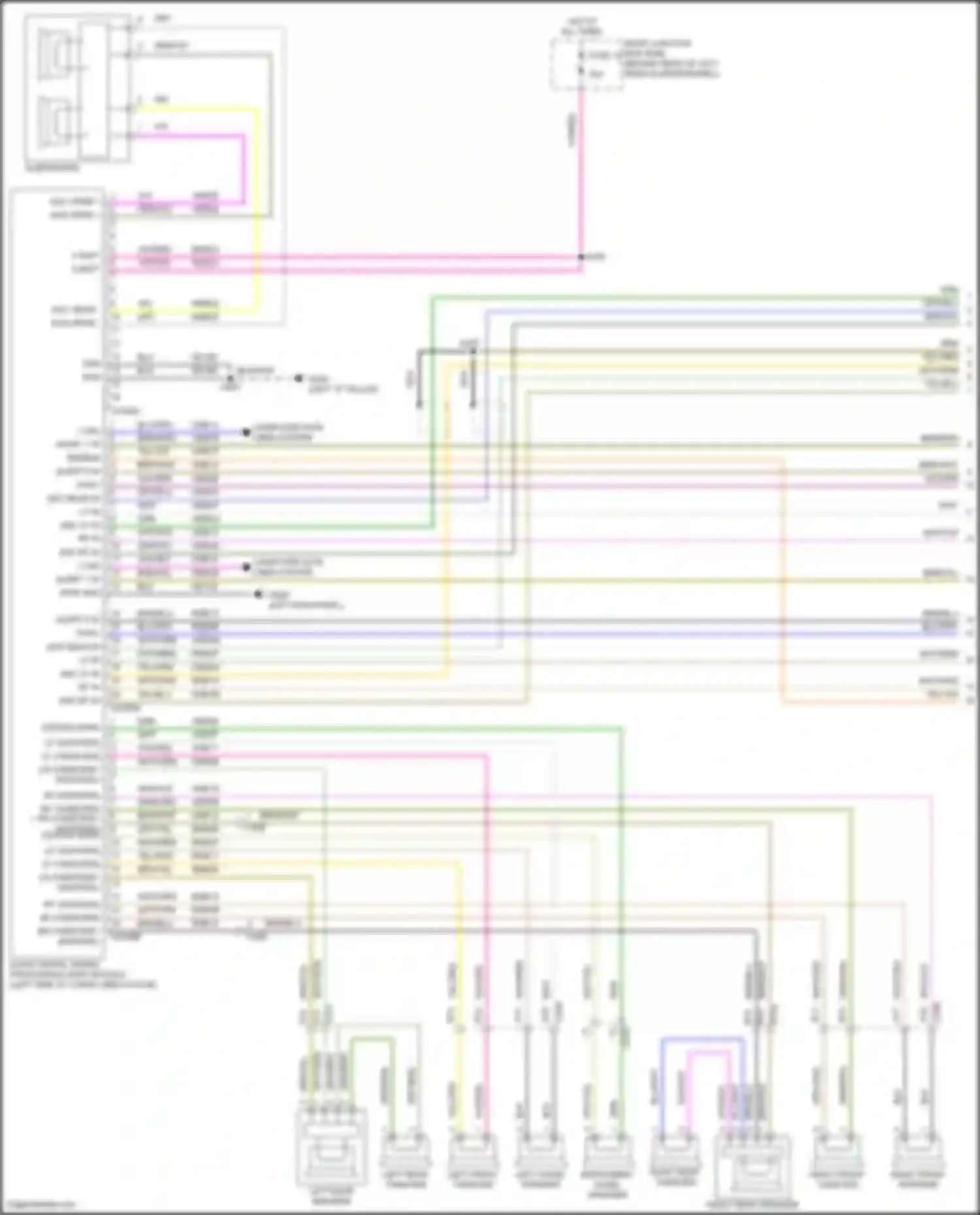 Wiring diagram anc rf in - for Ford Focus RS III (2016-2018) (1 of 2)